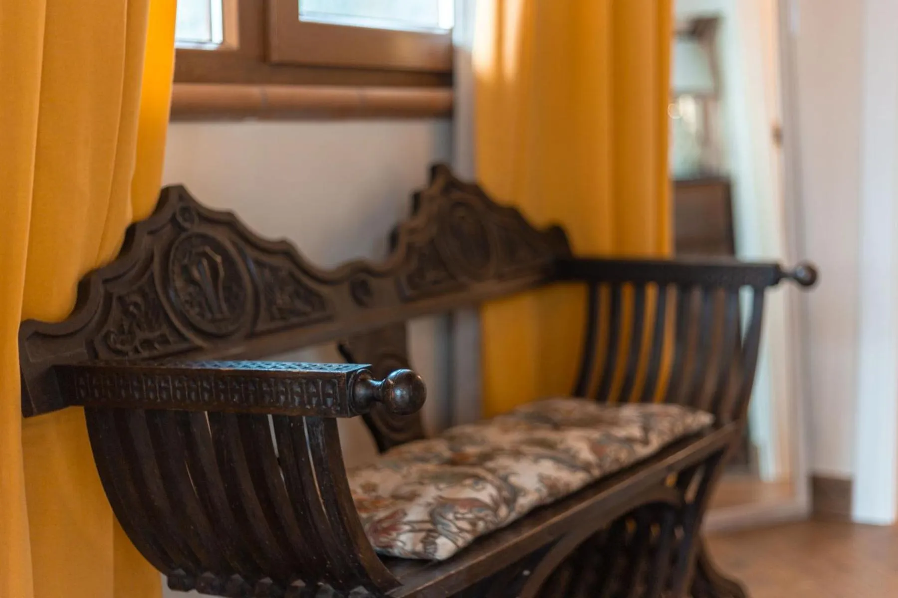 Decorative detail in Villa La Malva