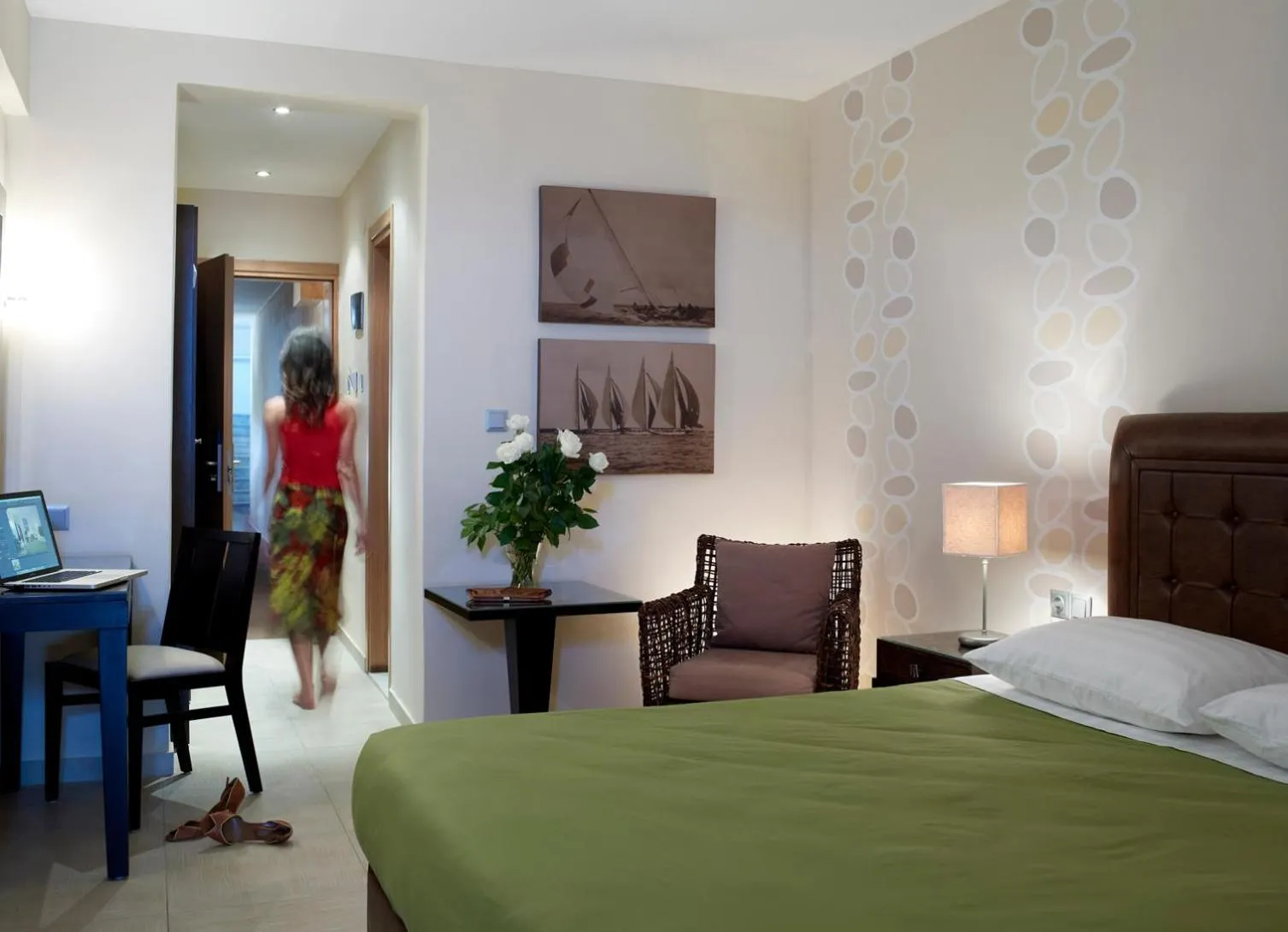 Photo of the whole room, Bed in Belle Helene Hotel