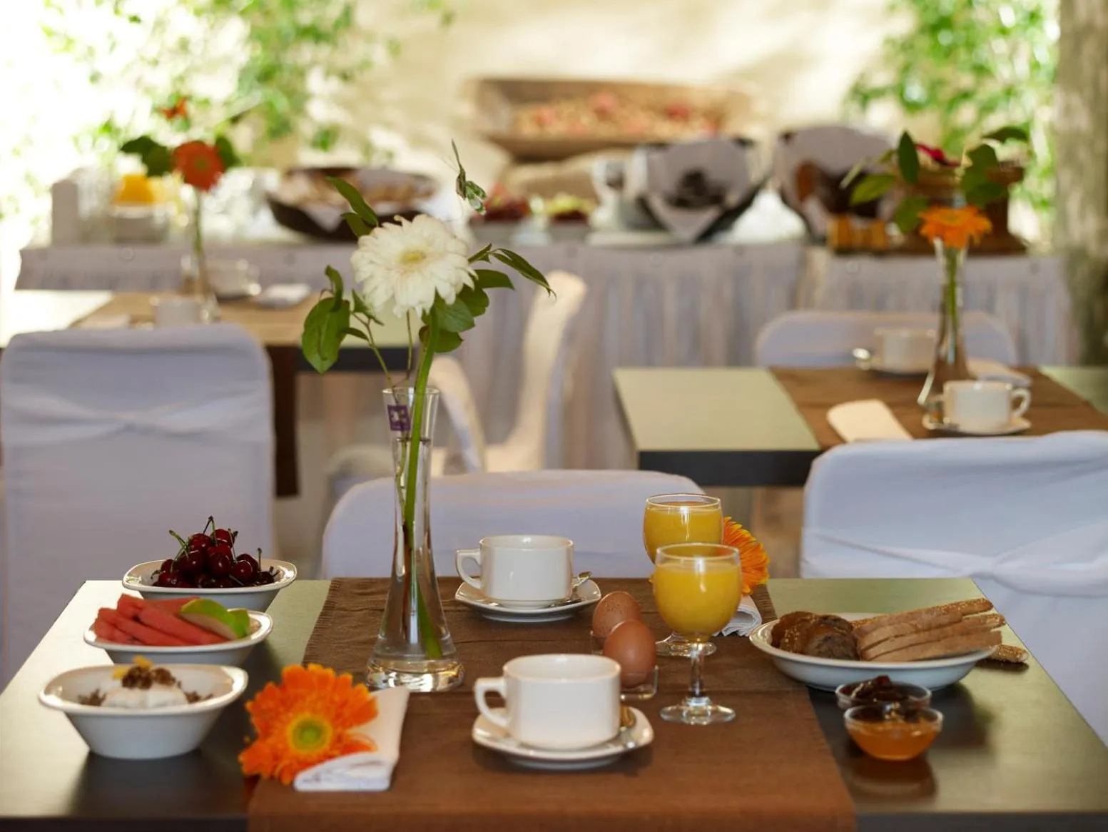 Breakfast in Belle Helene Hotel