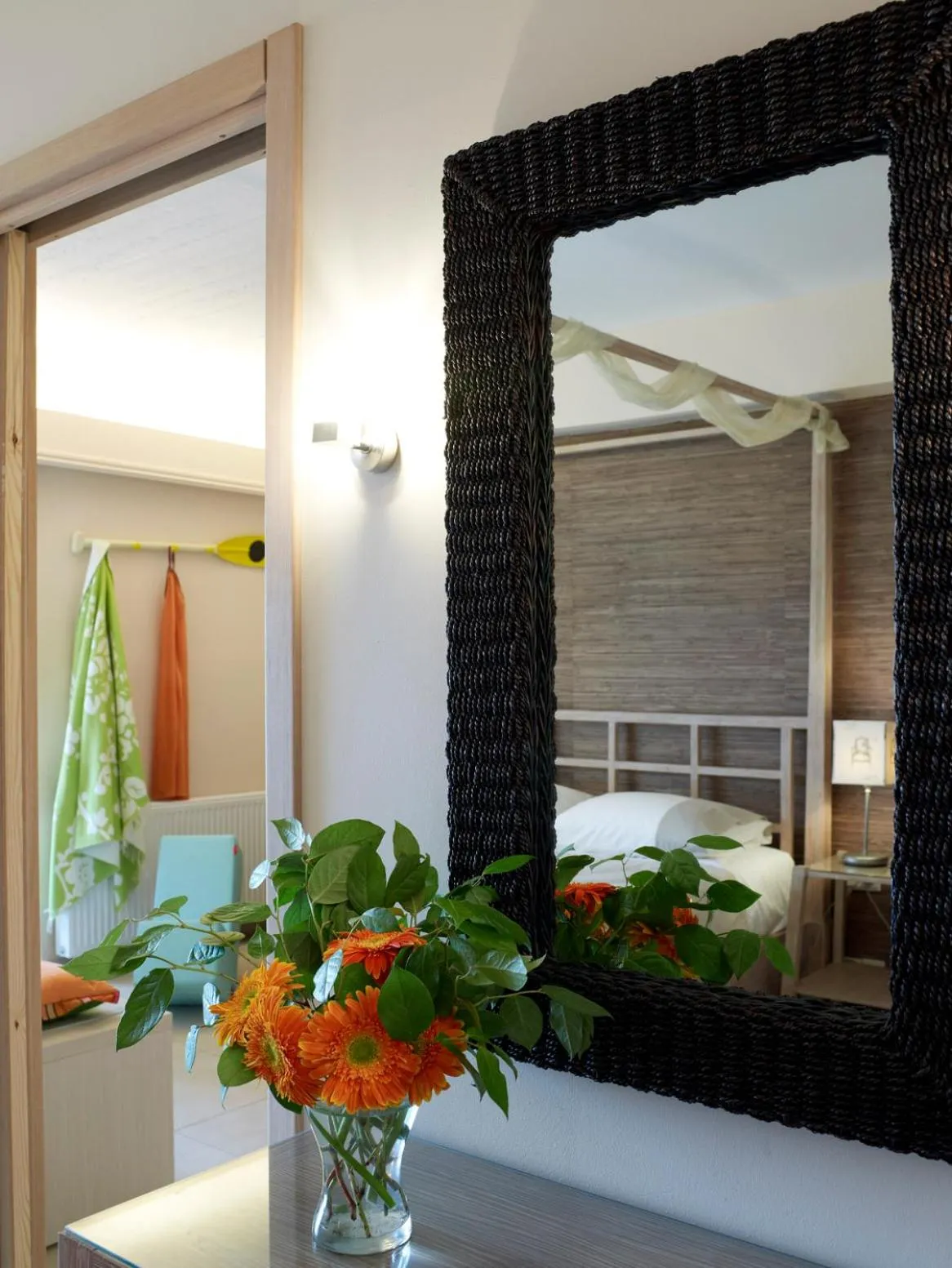 Decorative detail in Belle Helene Hotel