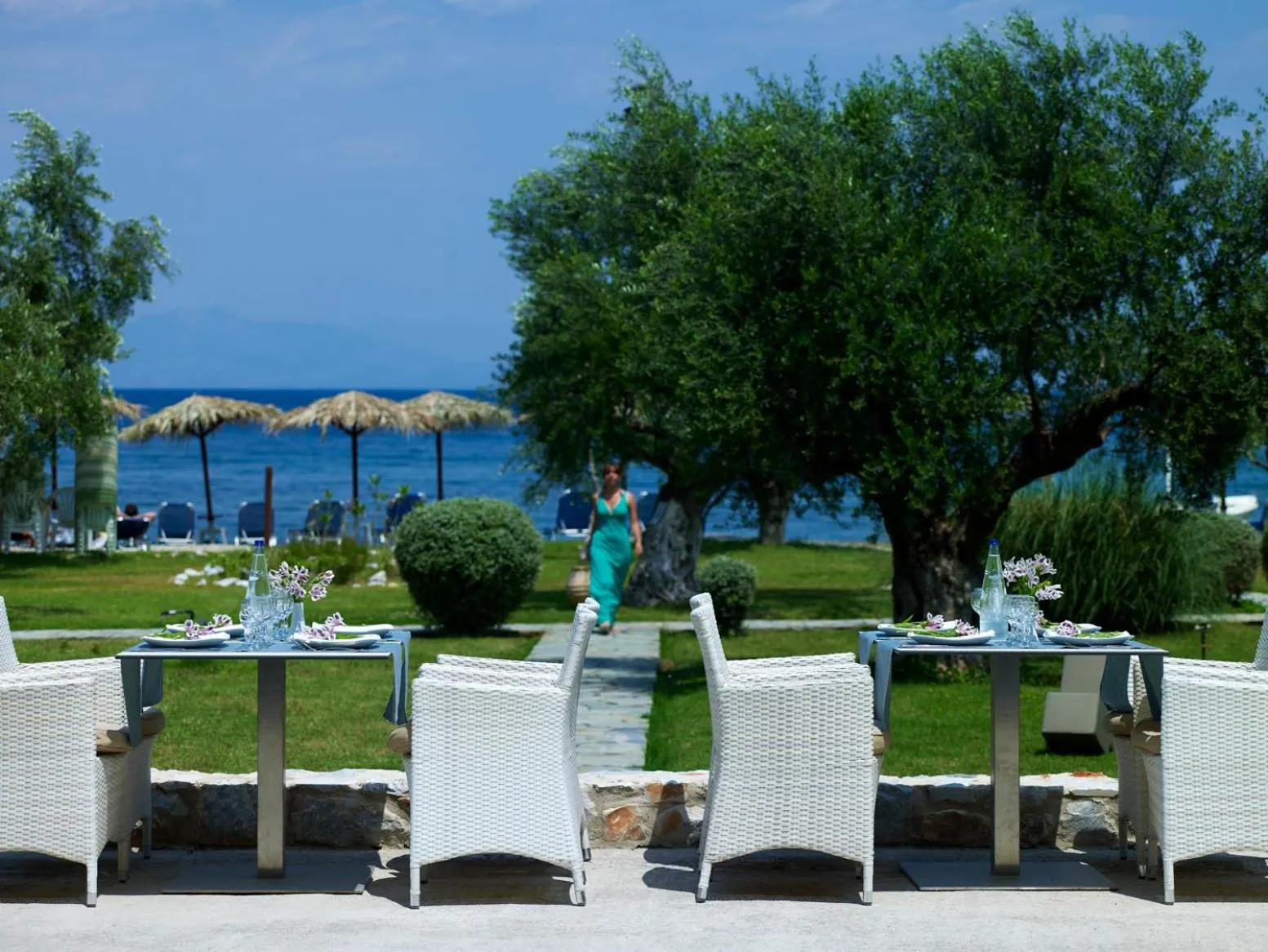 Garden in Belle Helene Hotel