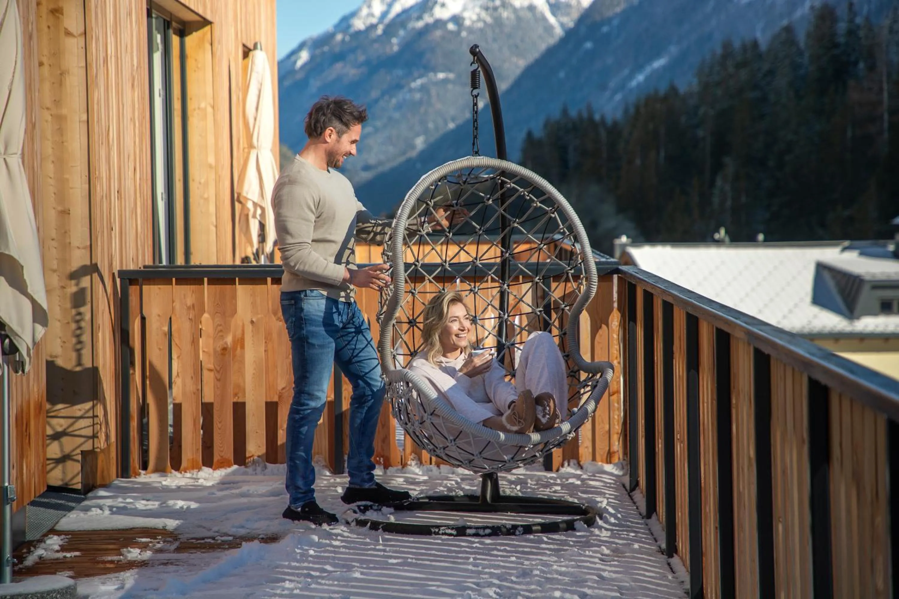 Balcony/Terrace in All-Suite Resort Paznaun