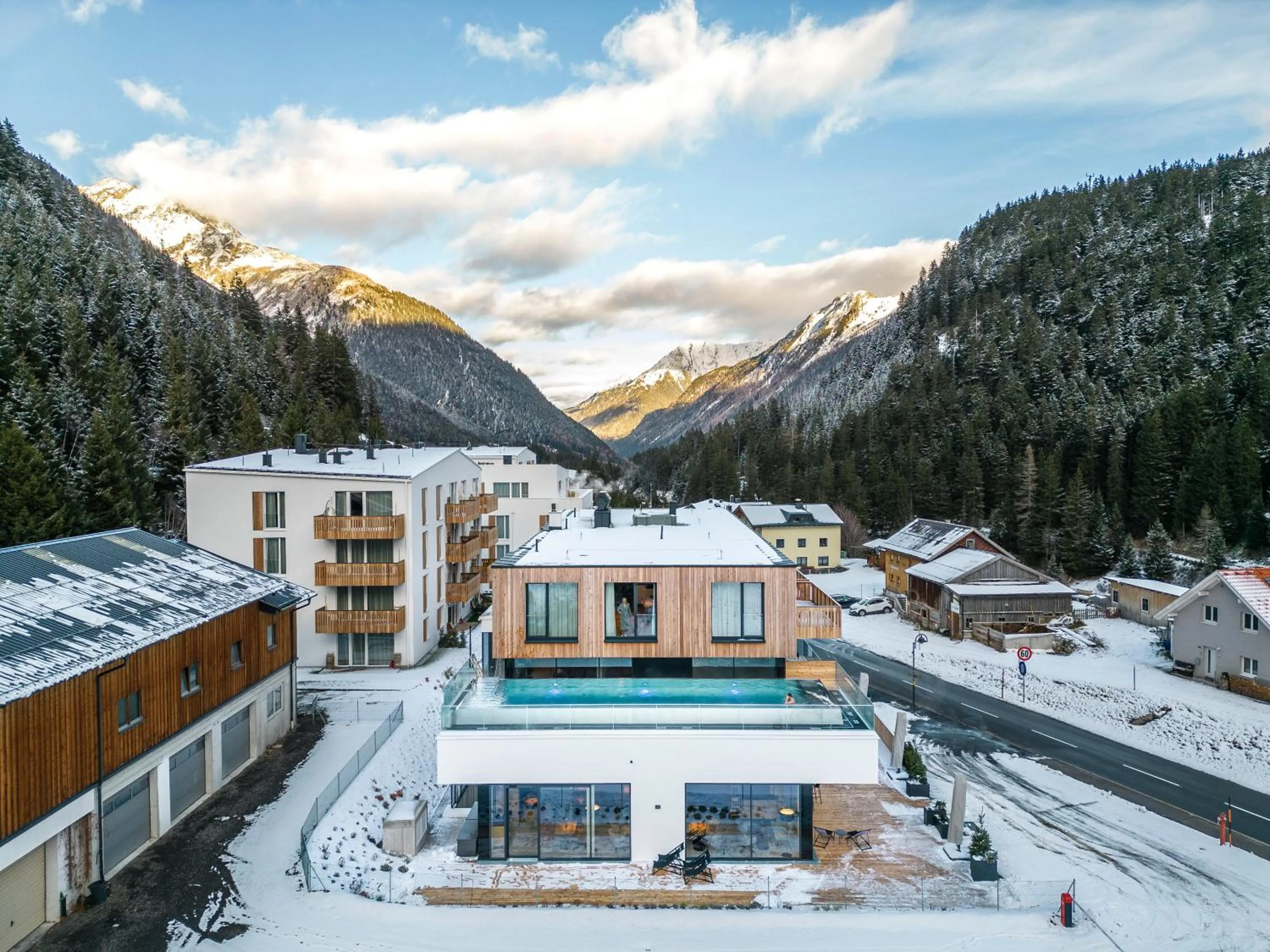 Property building in All-Suite Resort Paznaun