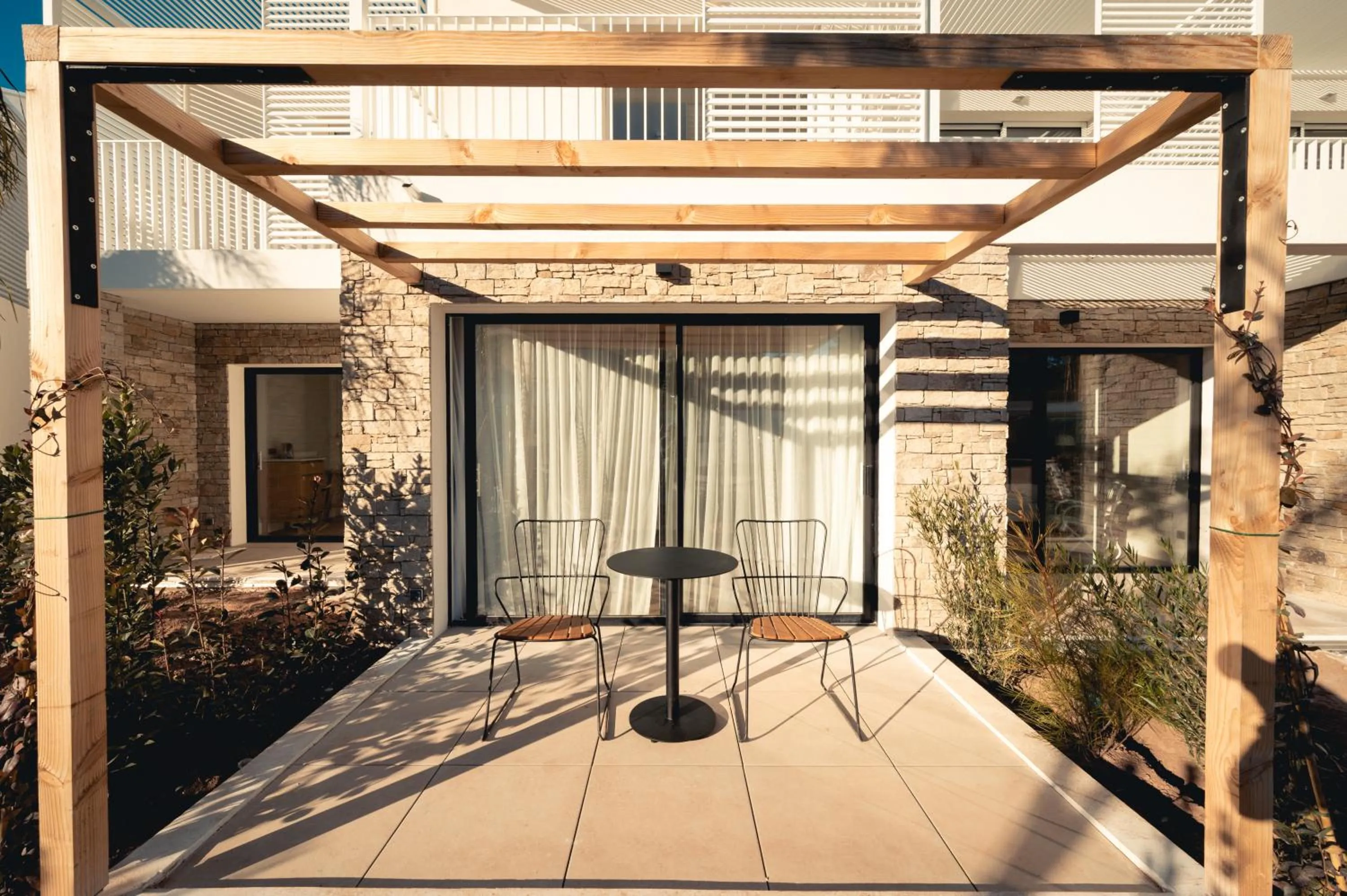 Patio in Van der Valk Hotel Bloom Saint Aygulf