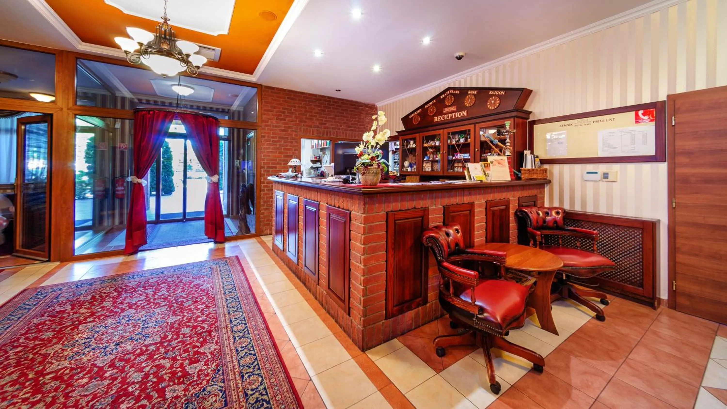 Lobby or reception in Hotel Tevel