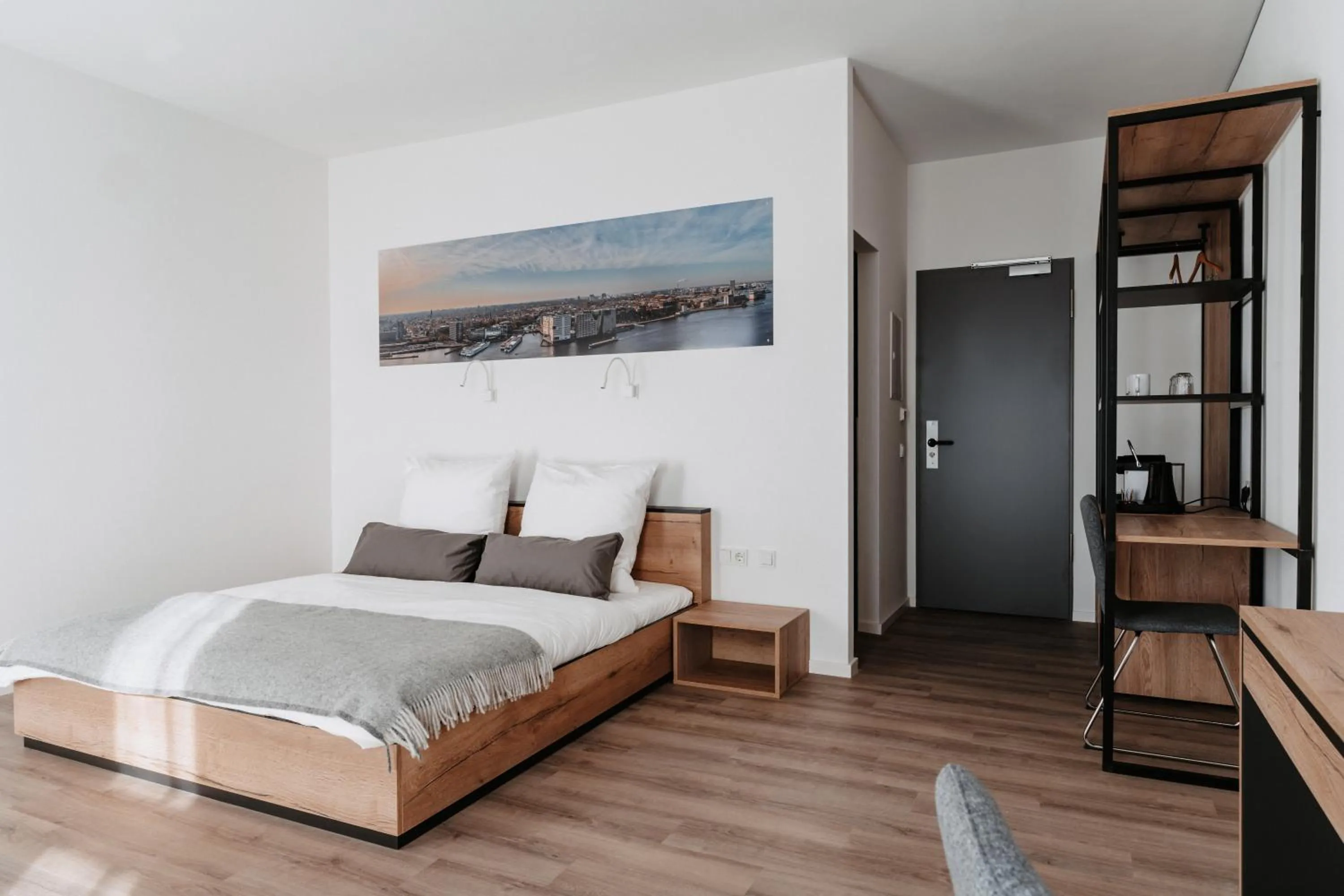 Bed in STEP INN The Fair Hotel