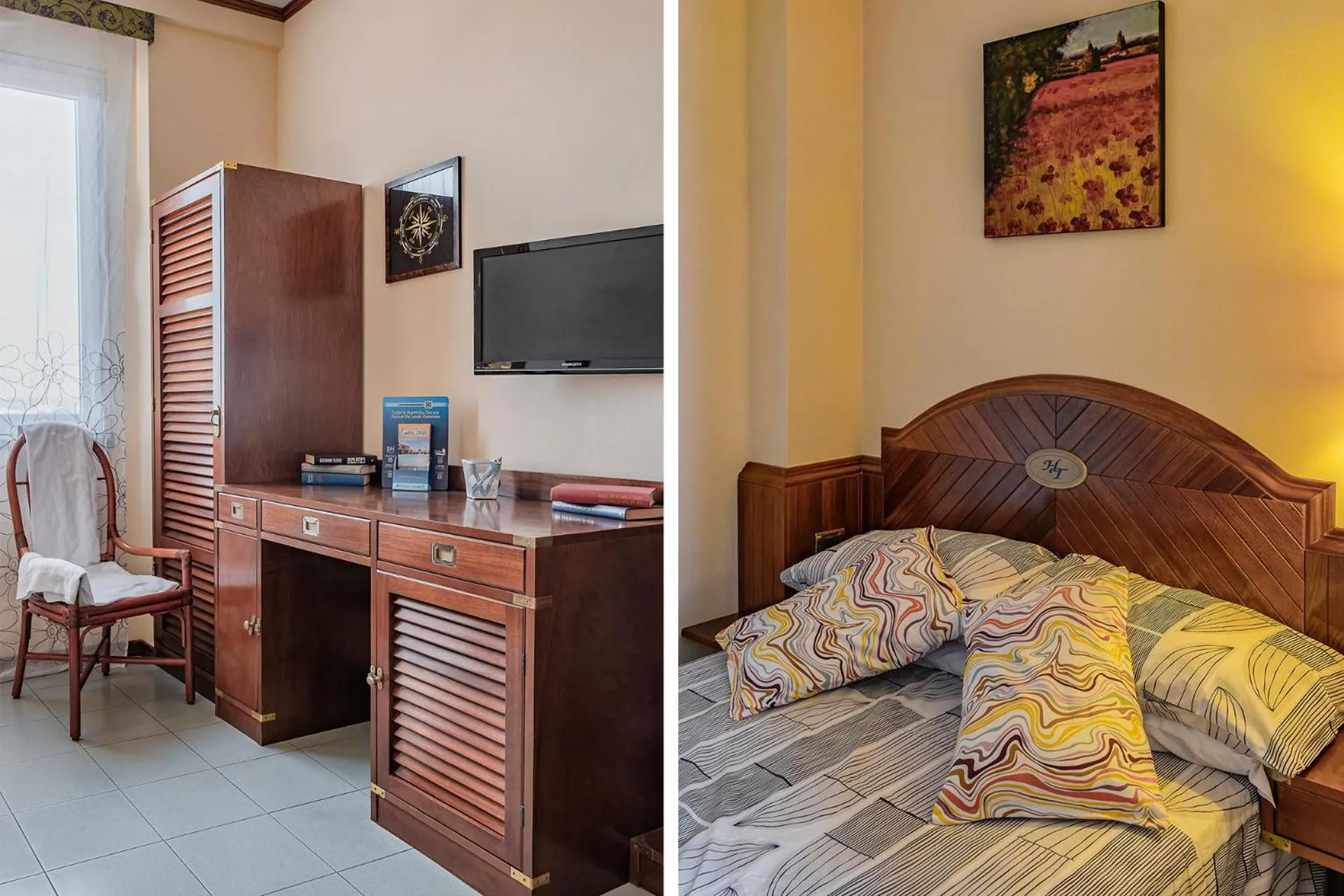 Seating area, Bed in Hotel Tornese - Rooftop Sea View