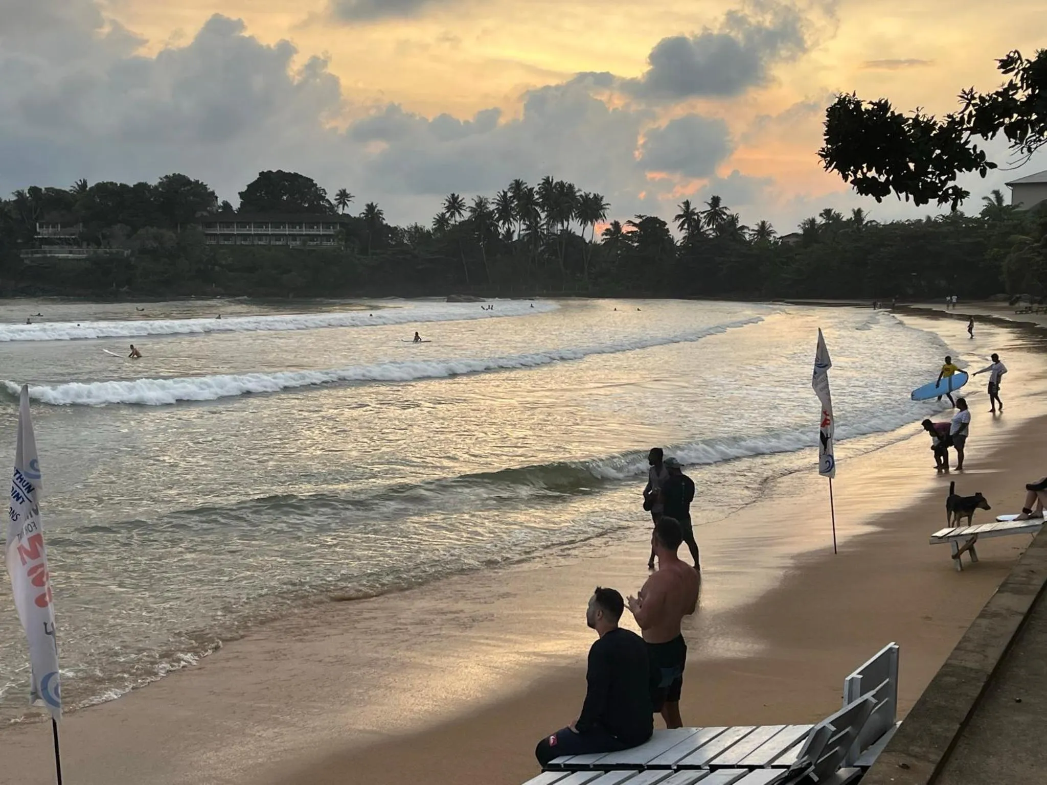 Beach in Tanty’s Hostel