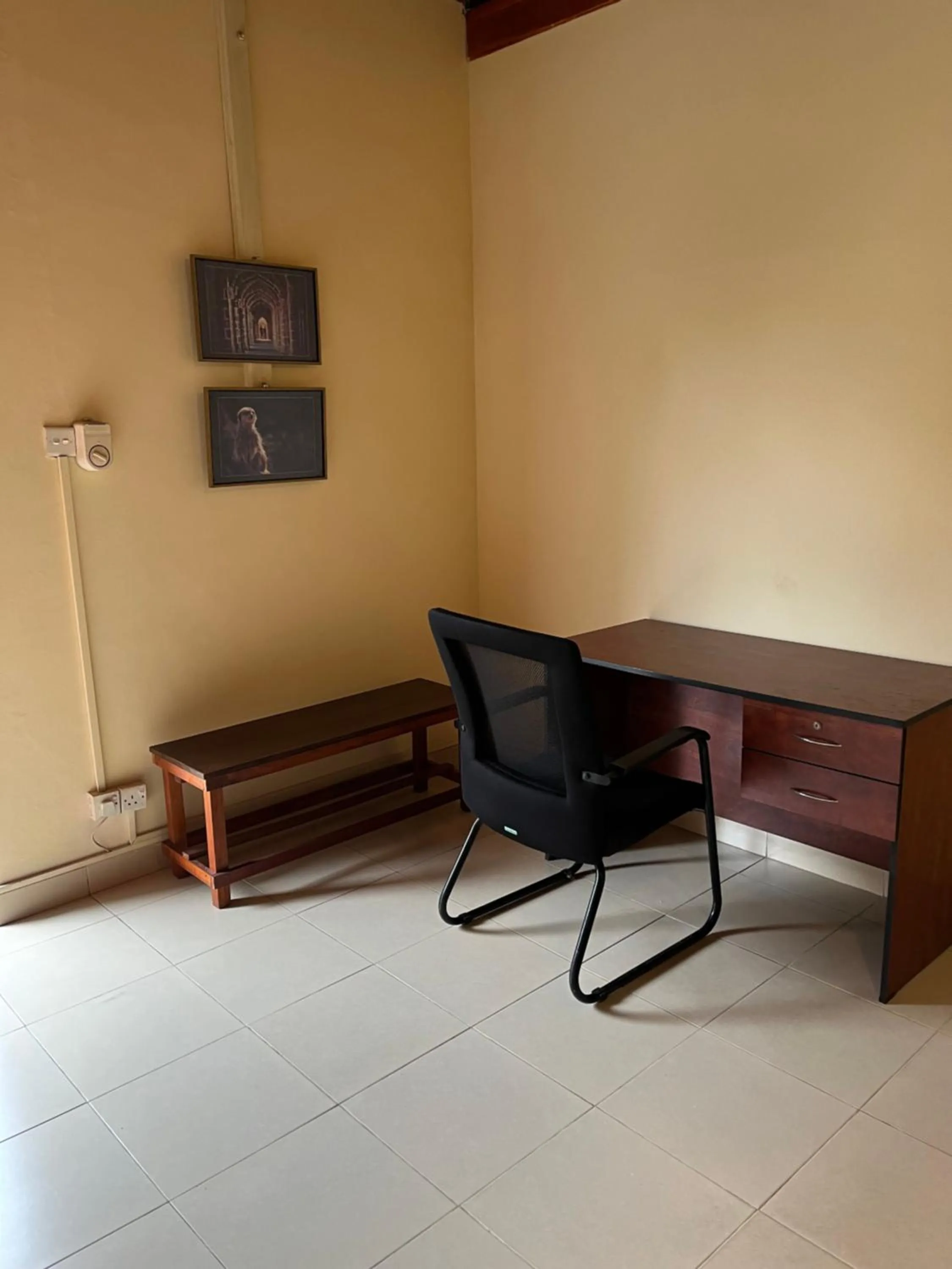 Seating area in Tanty’s Hostel