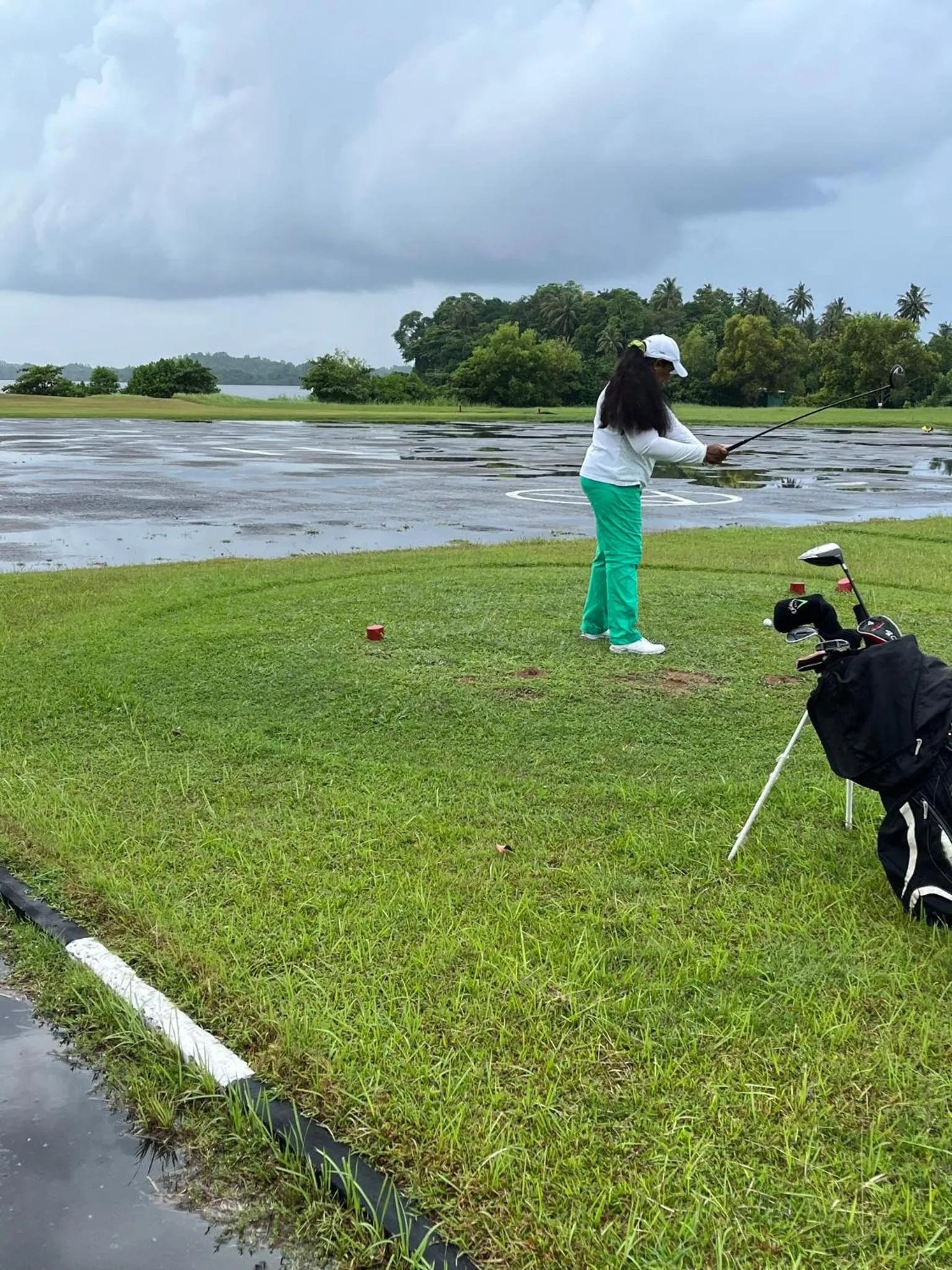 Golfcourse in Tanty’s Hostel
