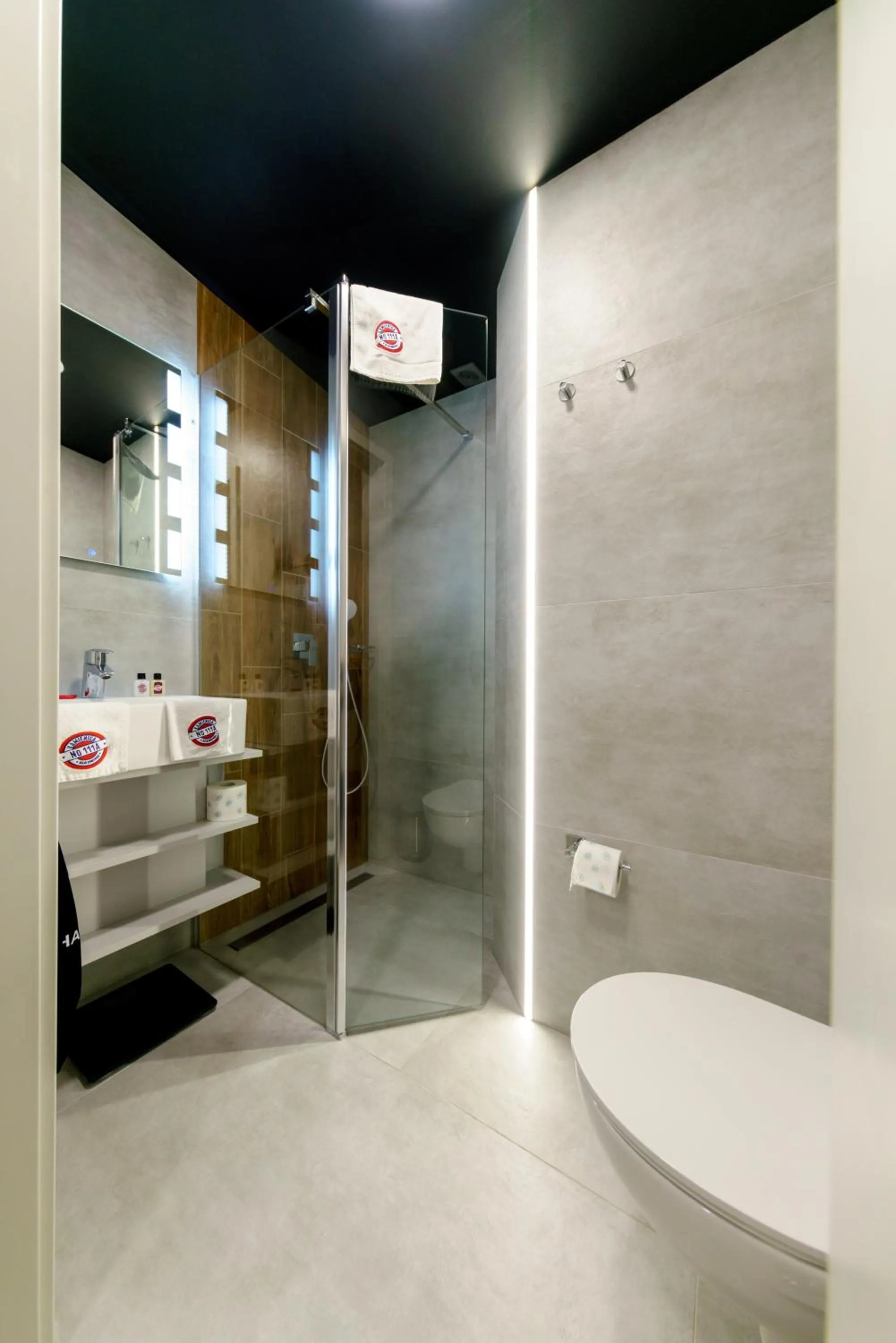 Shower in Kamienica no 111a Warsaw Airport