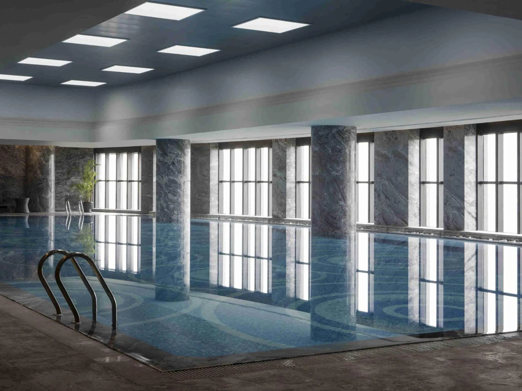 Pool view in Pullman Shanghai Xuhui