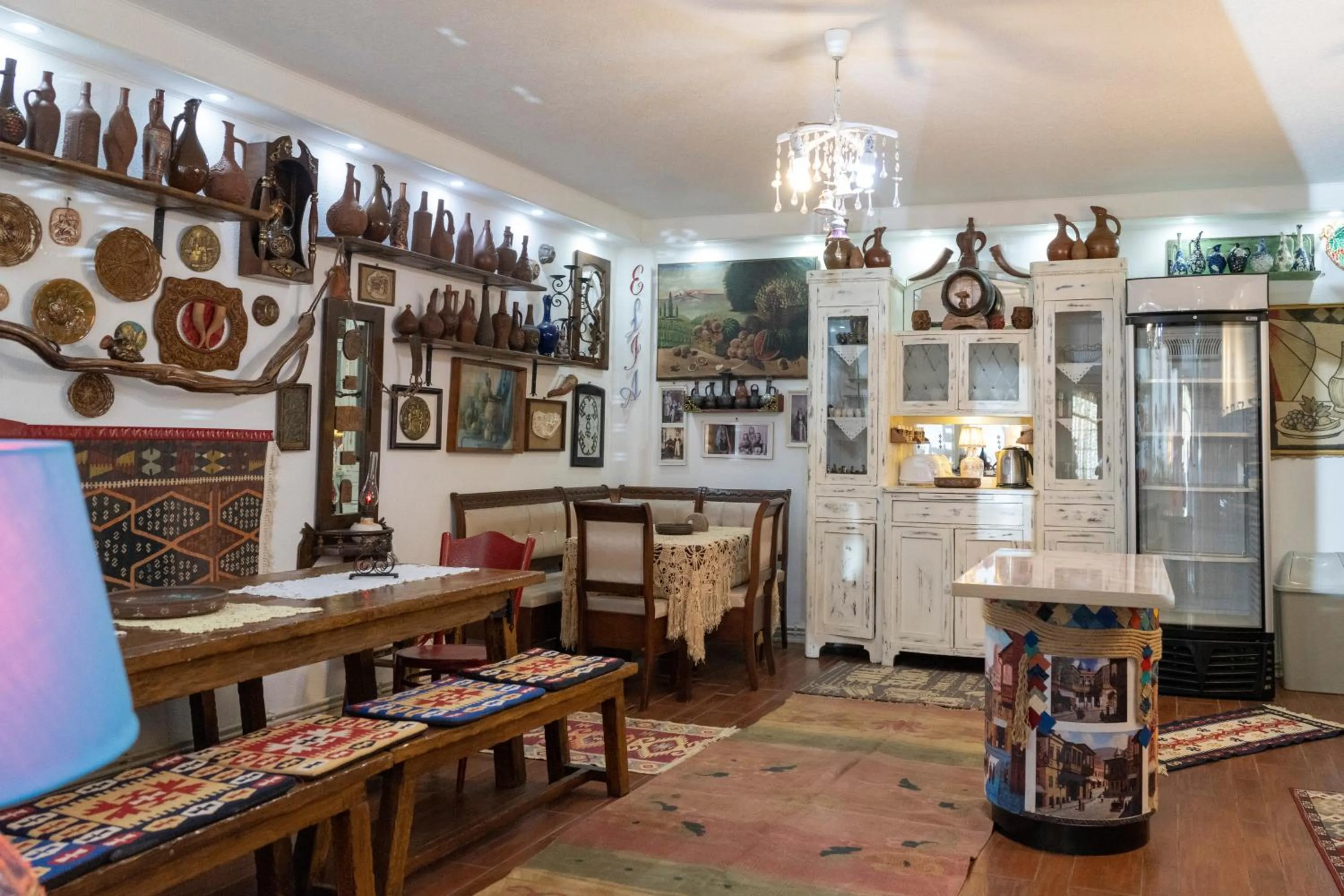 Kitchen or kitchenette in Elia Boutique Hostel & Apart-Hotel