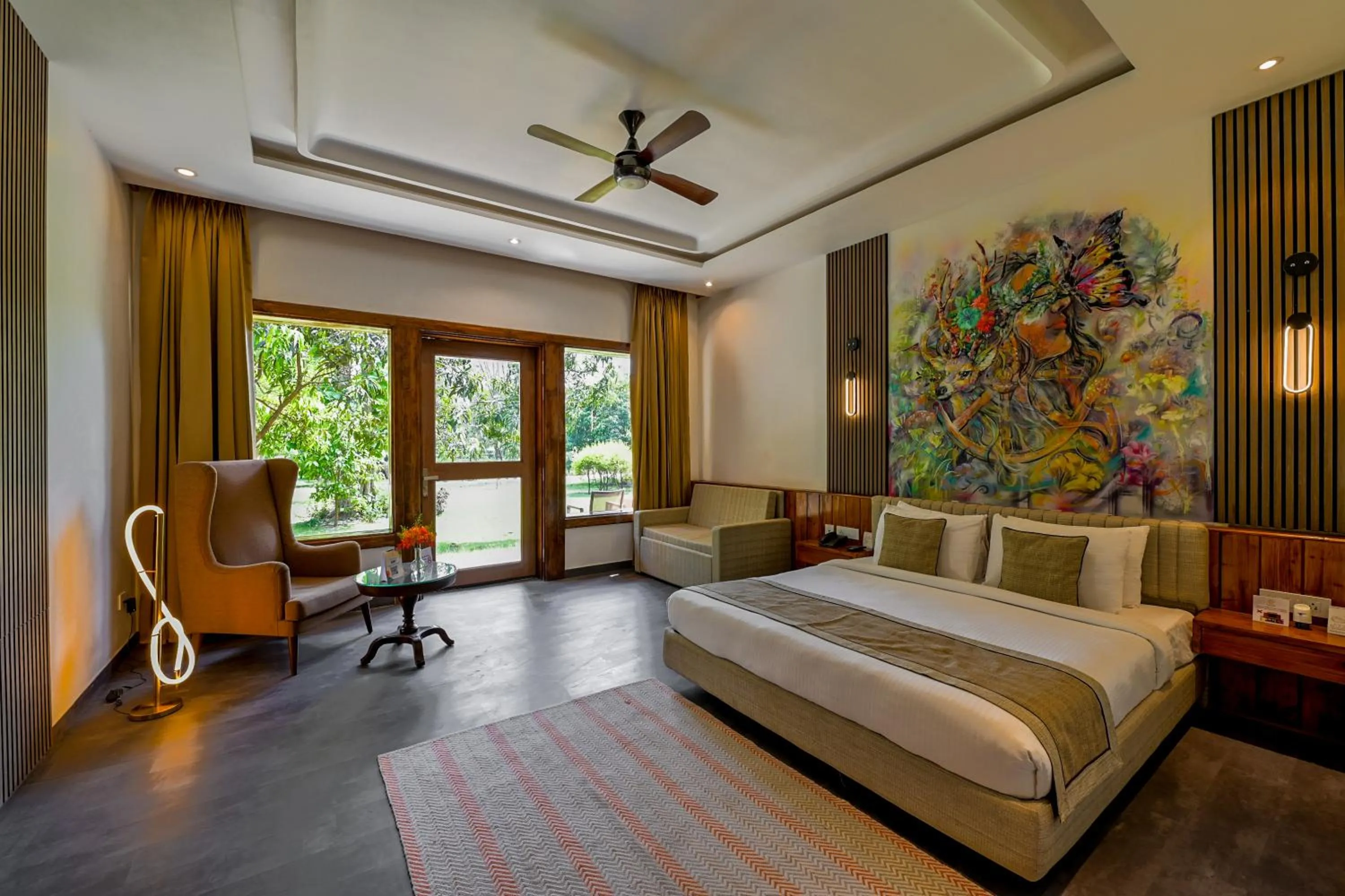 Photo of the whole room, Bed in Tarangi Resort and Spa