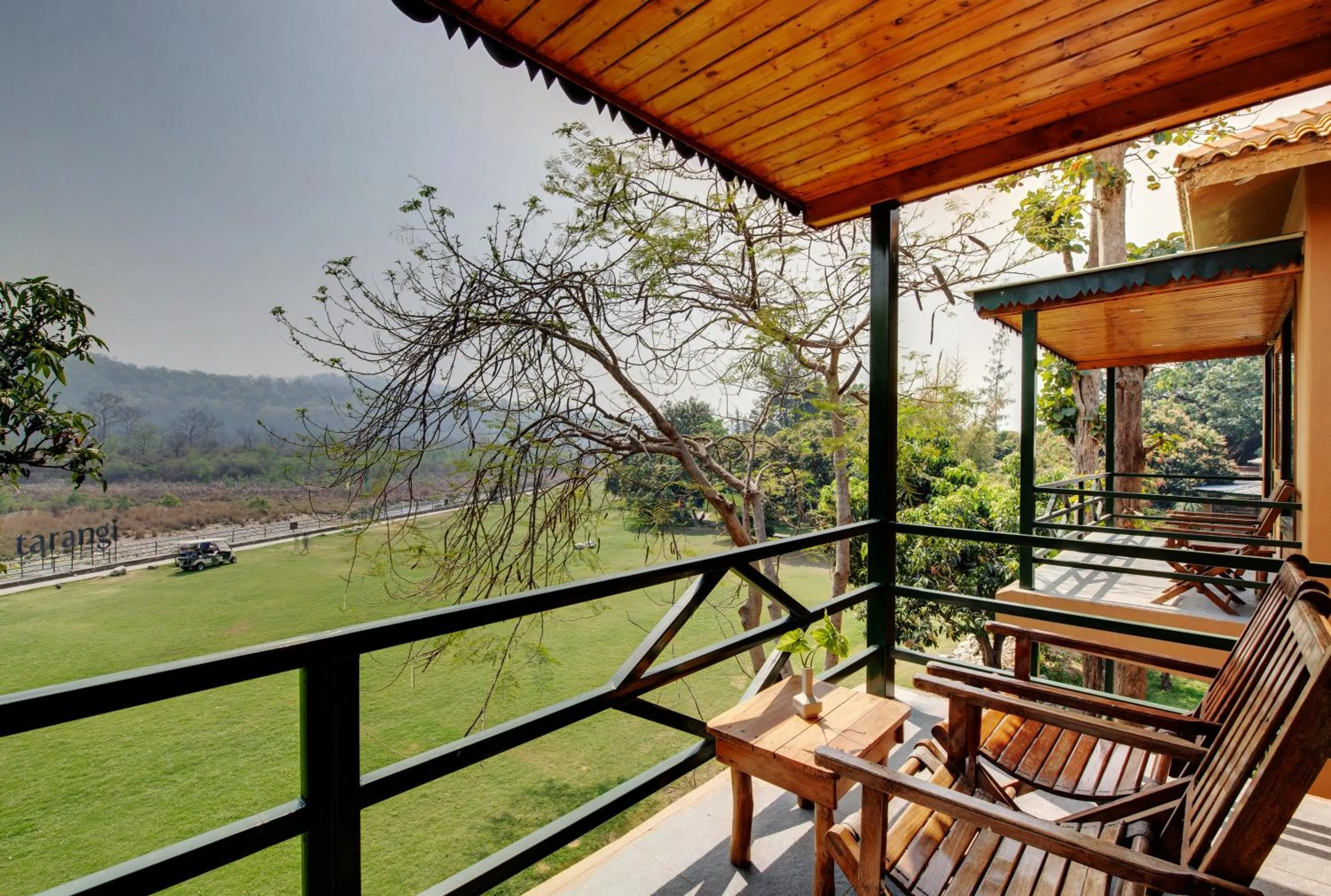Balcony/Terrace in Tarangi Resort and Spa