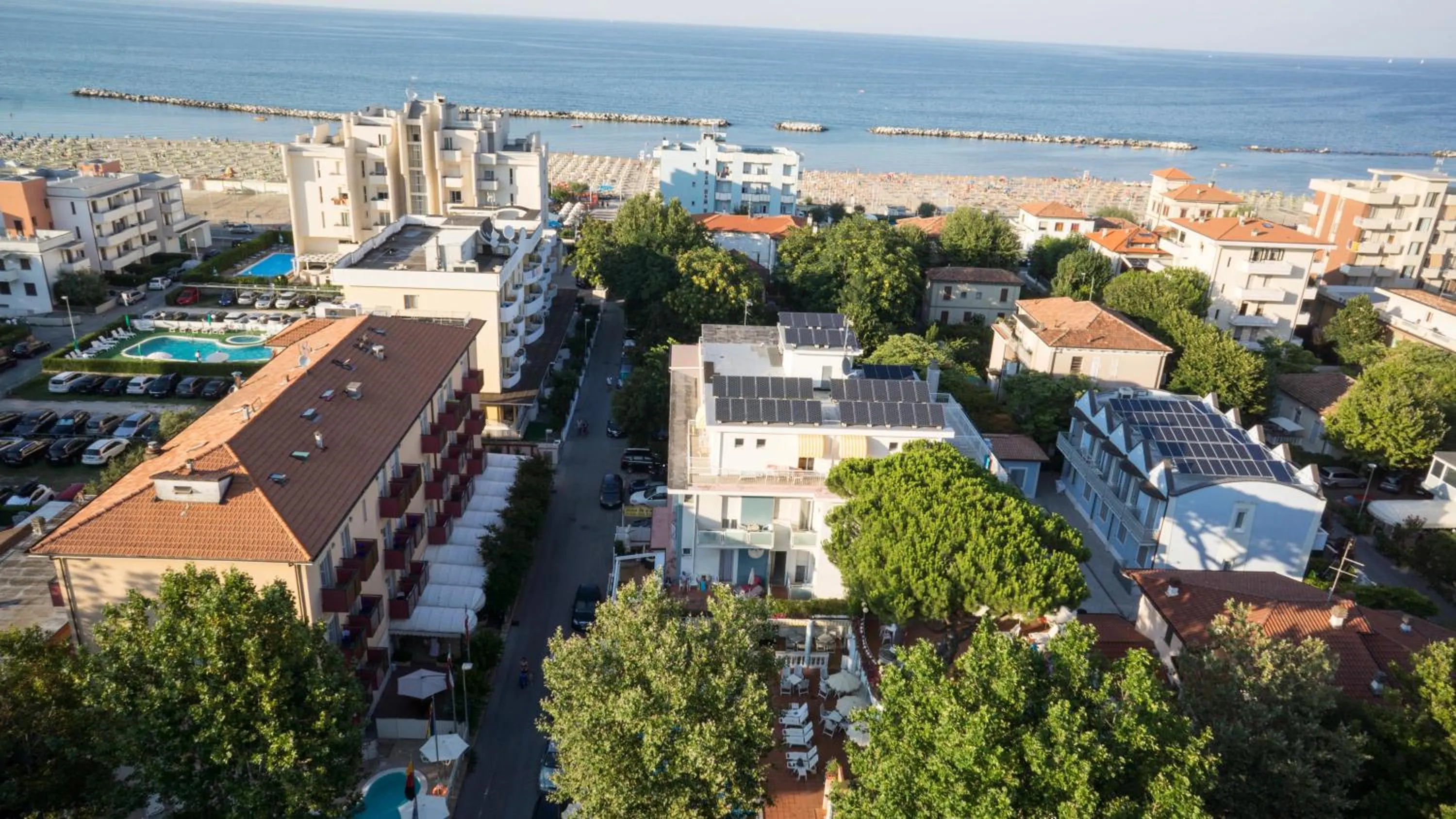 Bird's eye view in Hotel Villa dei Fiori - sul mare con piscina