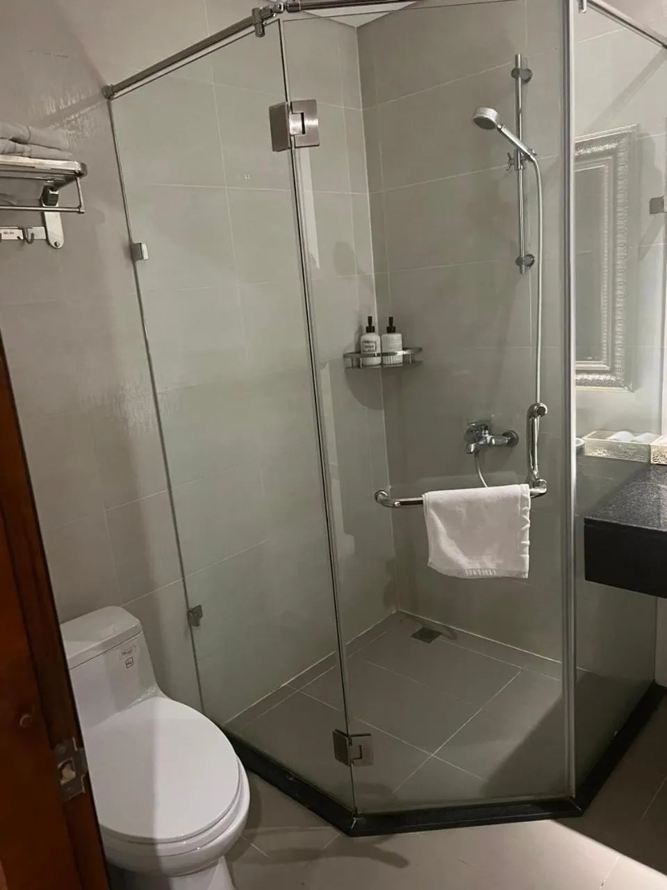 Shower in Galaxy Airport Hotel