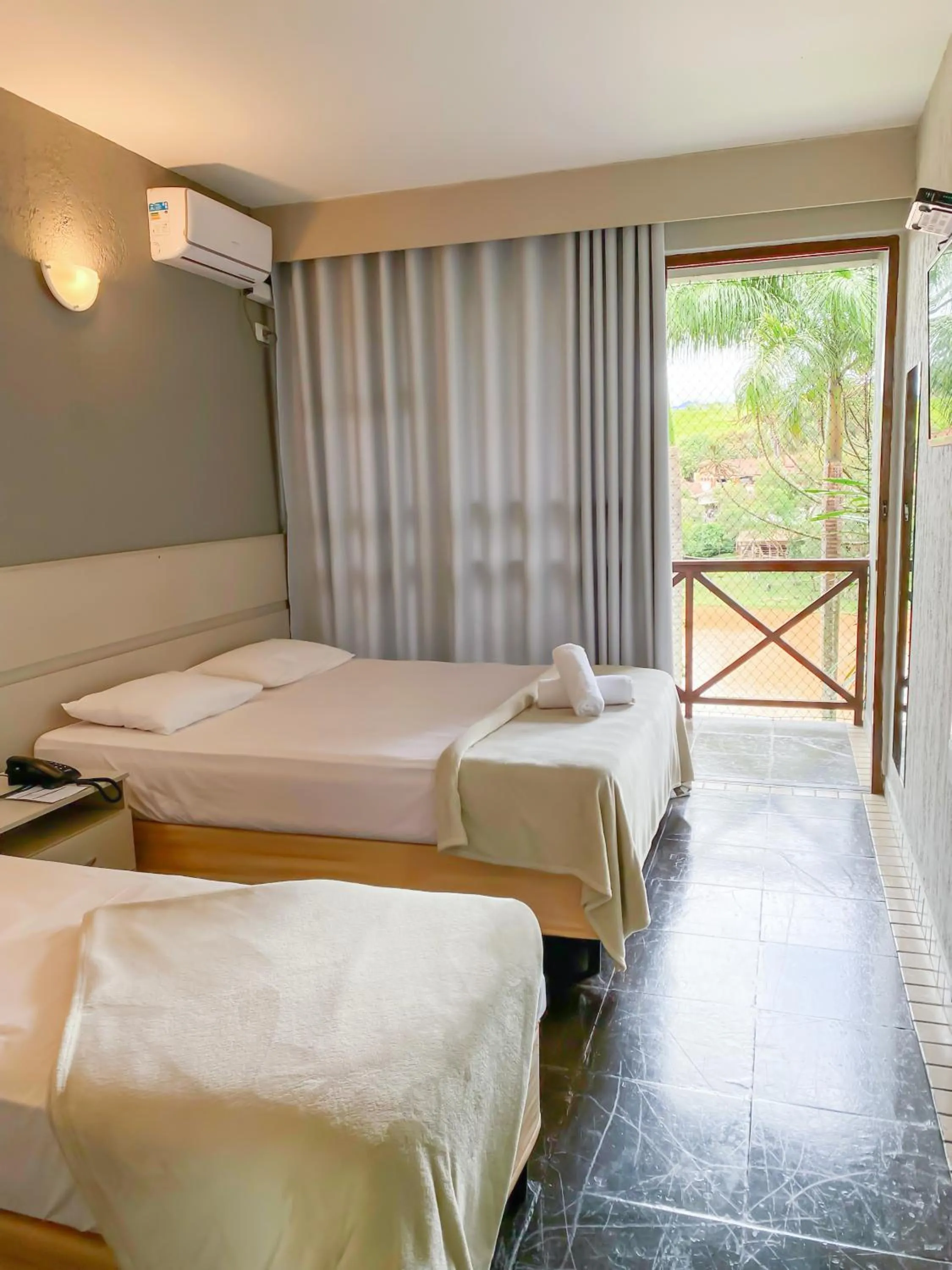 Bed in Park Hotel Modelo