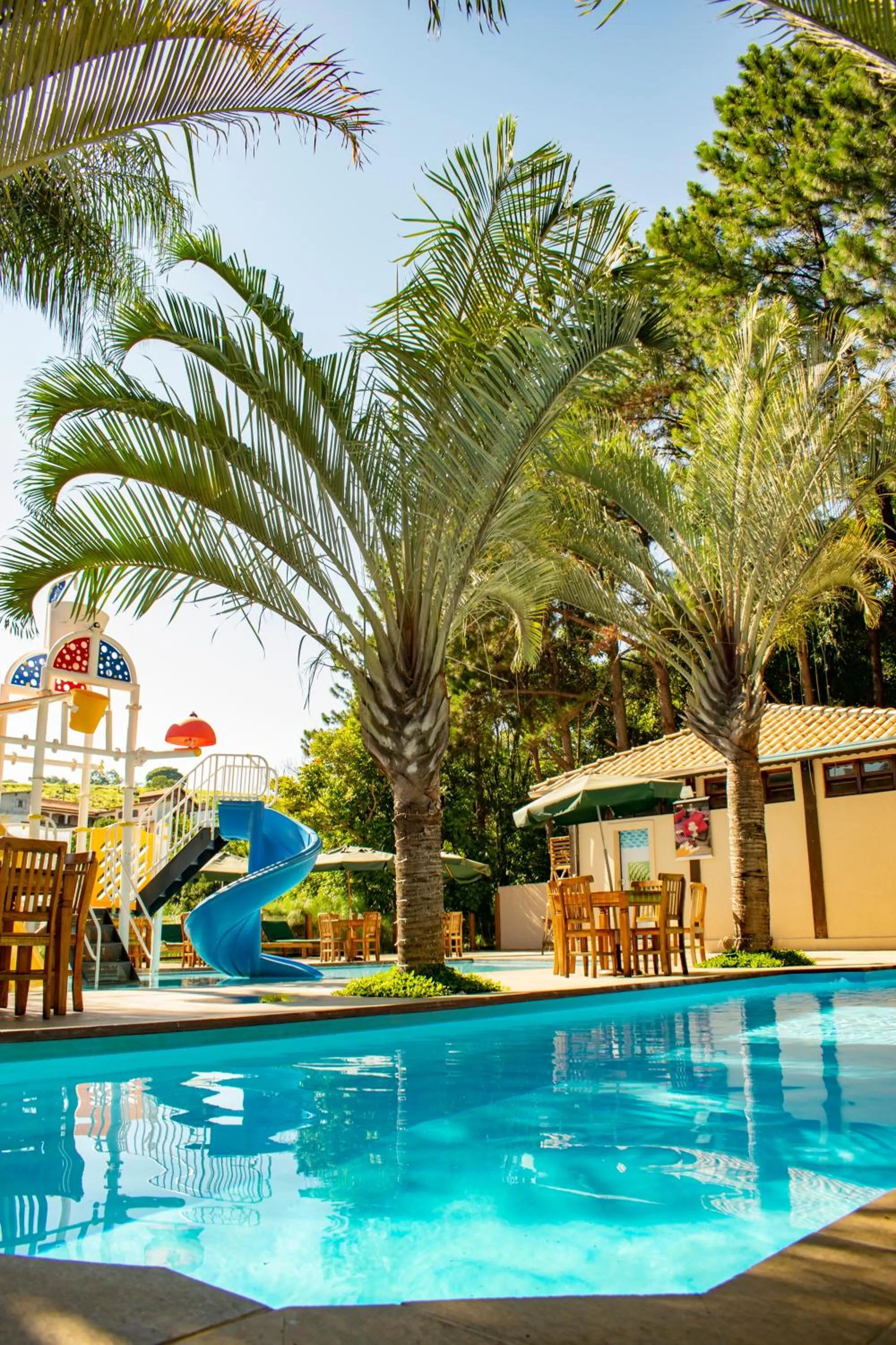 Pool view in Park Hotel Modelo