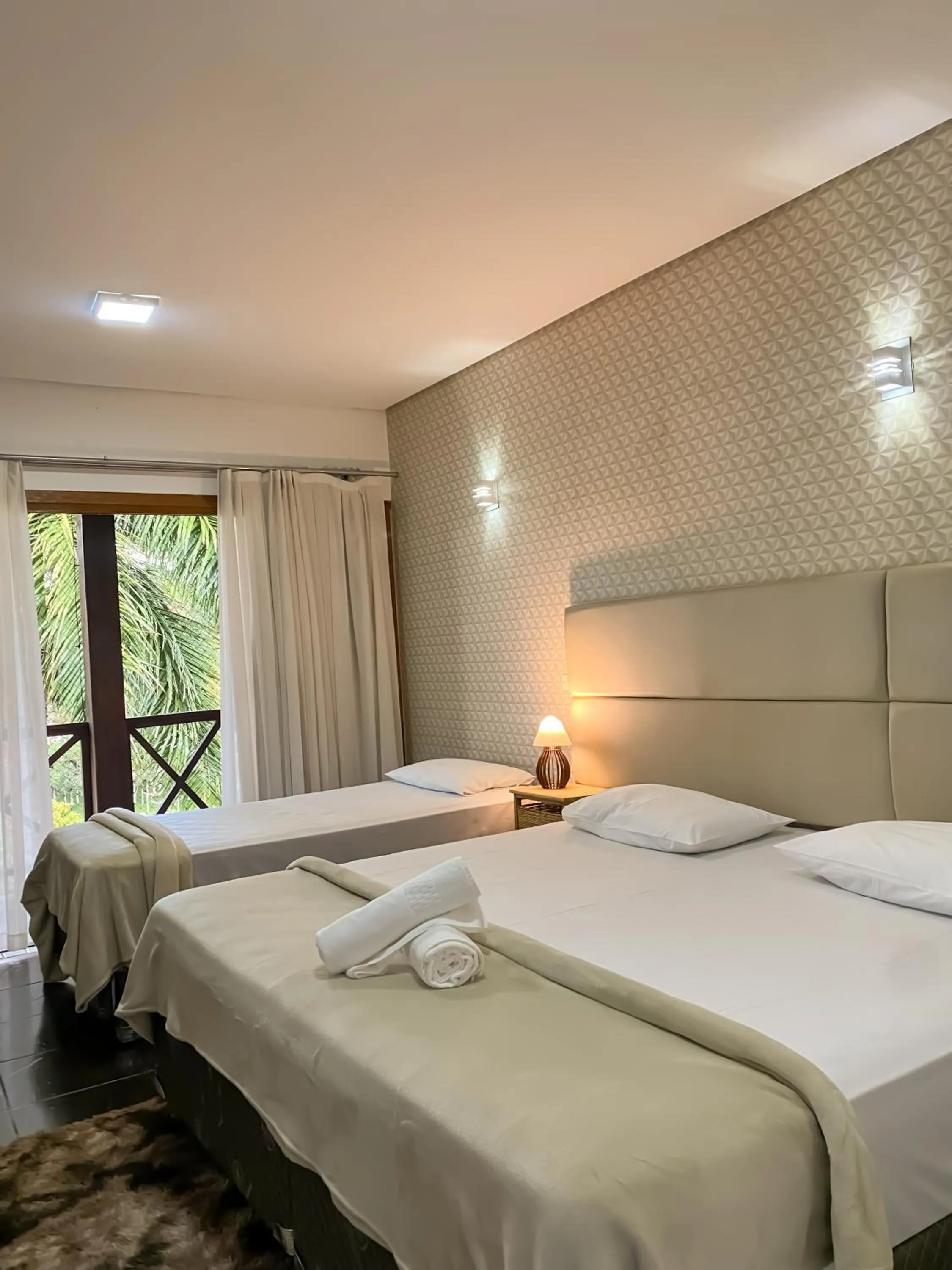 Bed in Park Hotel Modelo