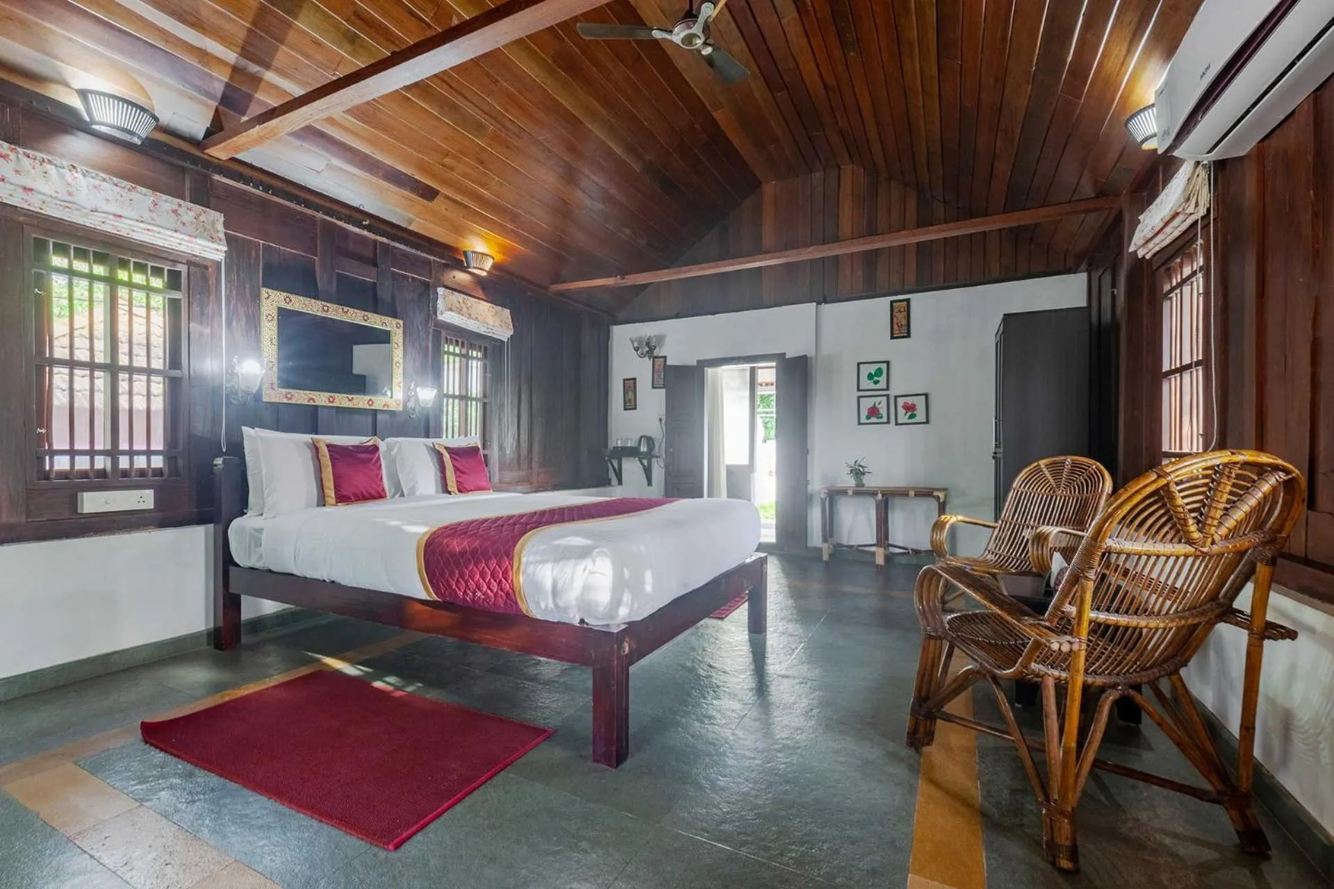 Bedroom, Bed in Deshadan's Tarangi Beach Villas,Marari