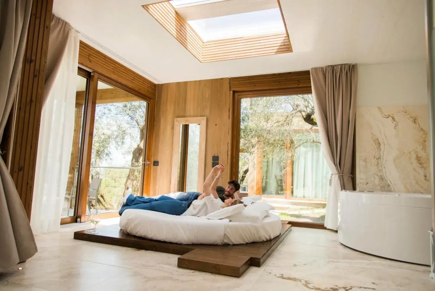 Suite with Spa Bath in EcoResort Il Cantico della Natura Suite with Spa Bath in EcoResort Il Cantico della Natura