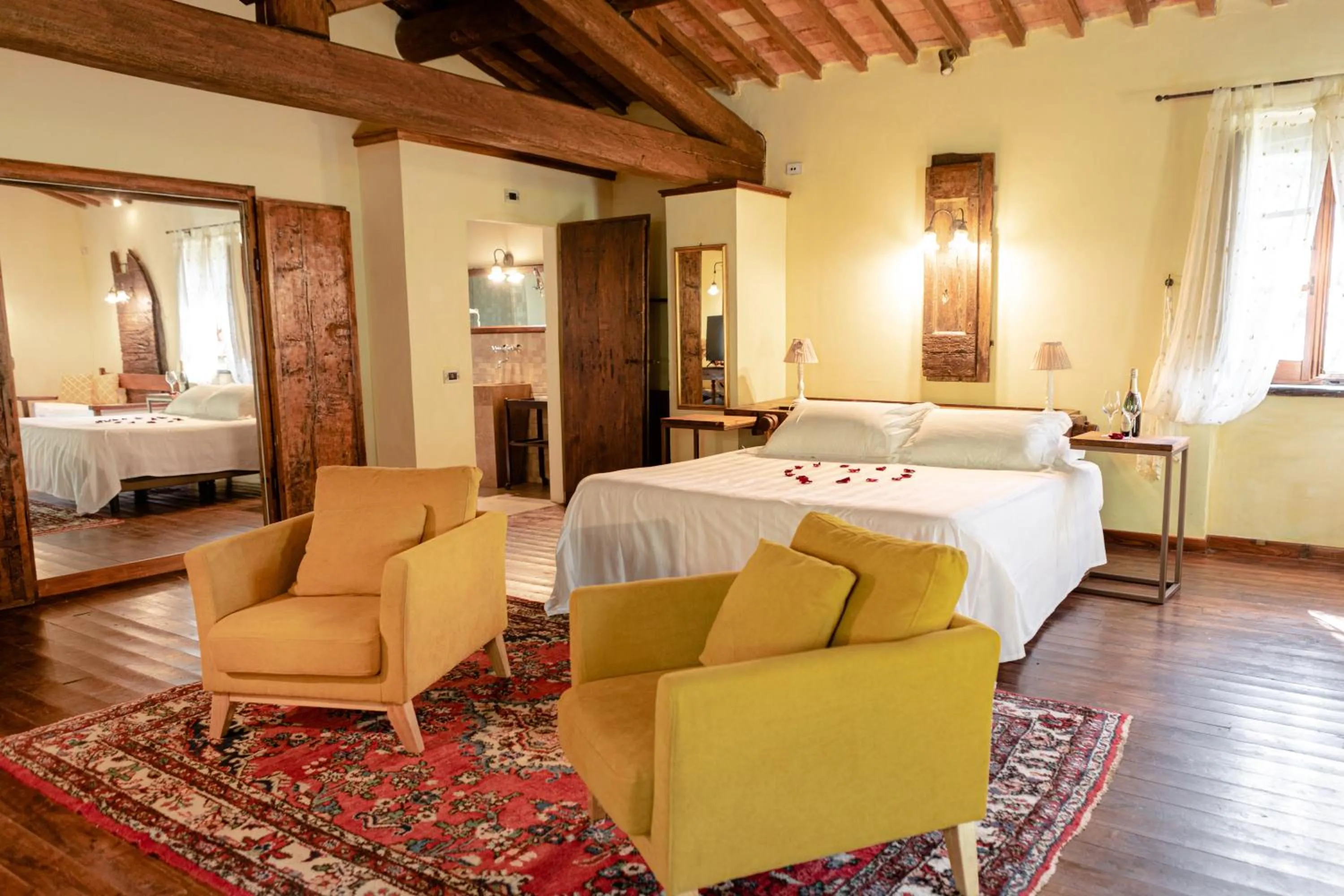 Bed in EcoResort Il Cantico della Natura