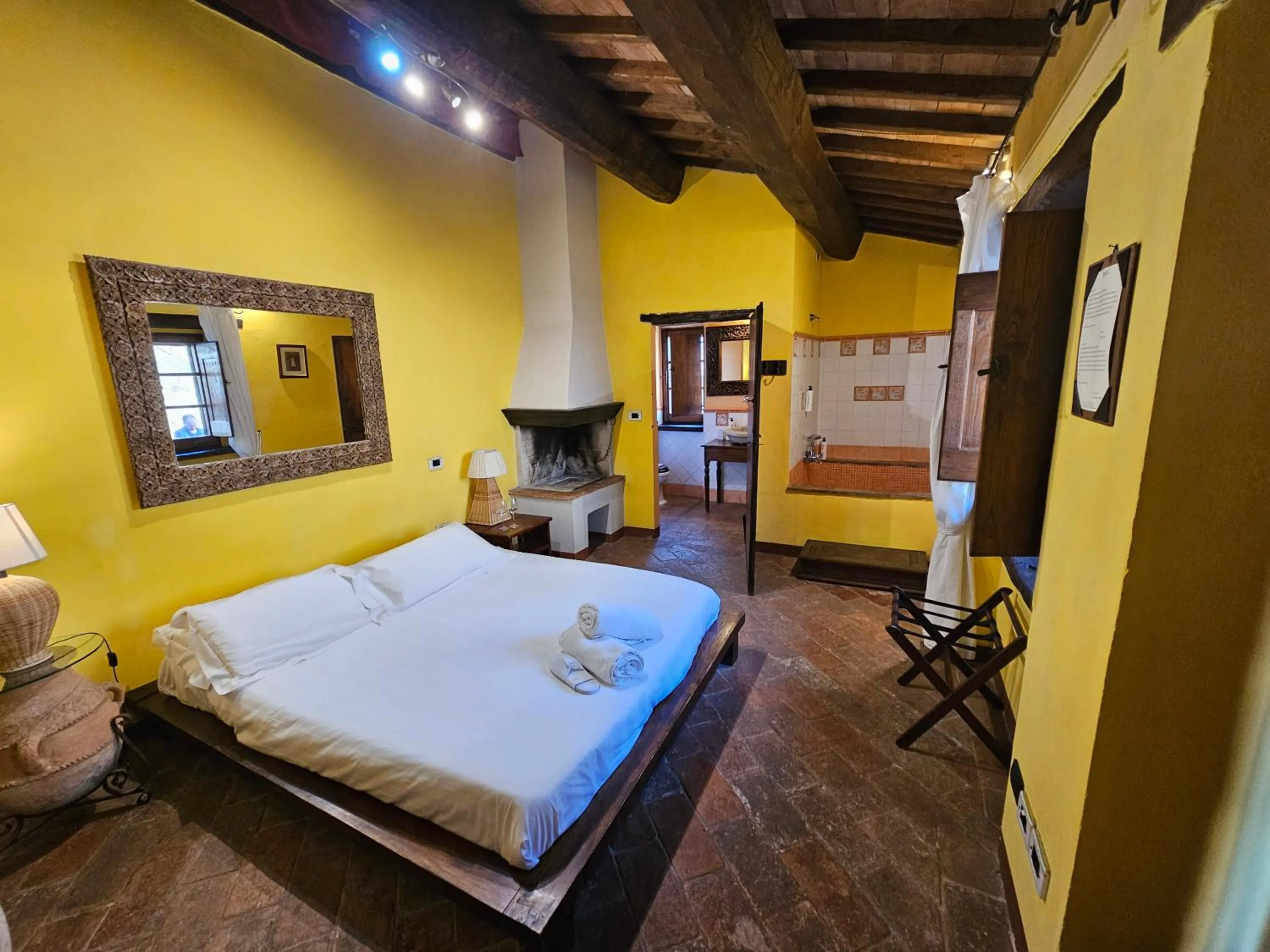 Bed in EcoResort Il Cantico della Natura