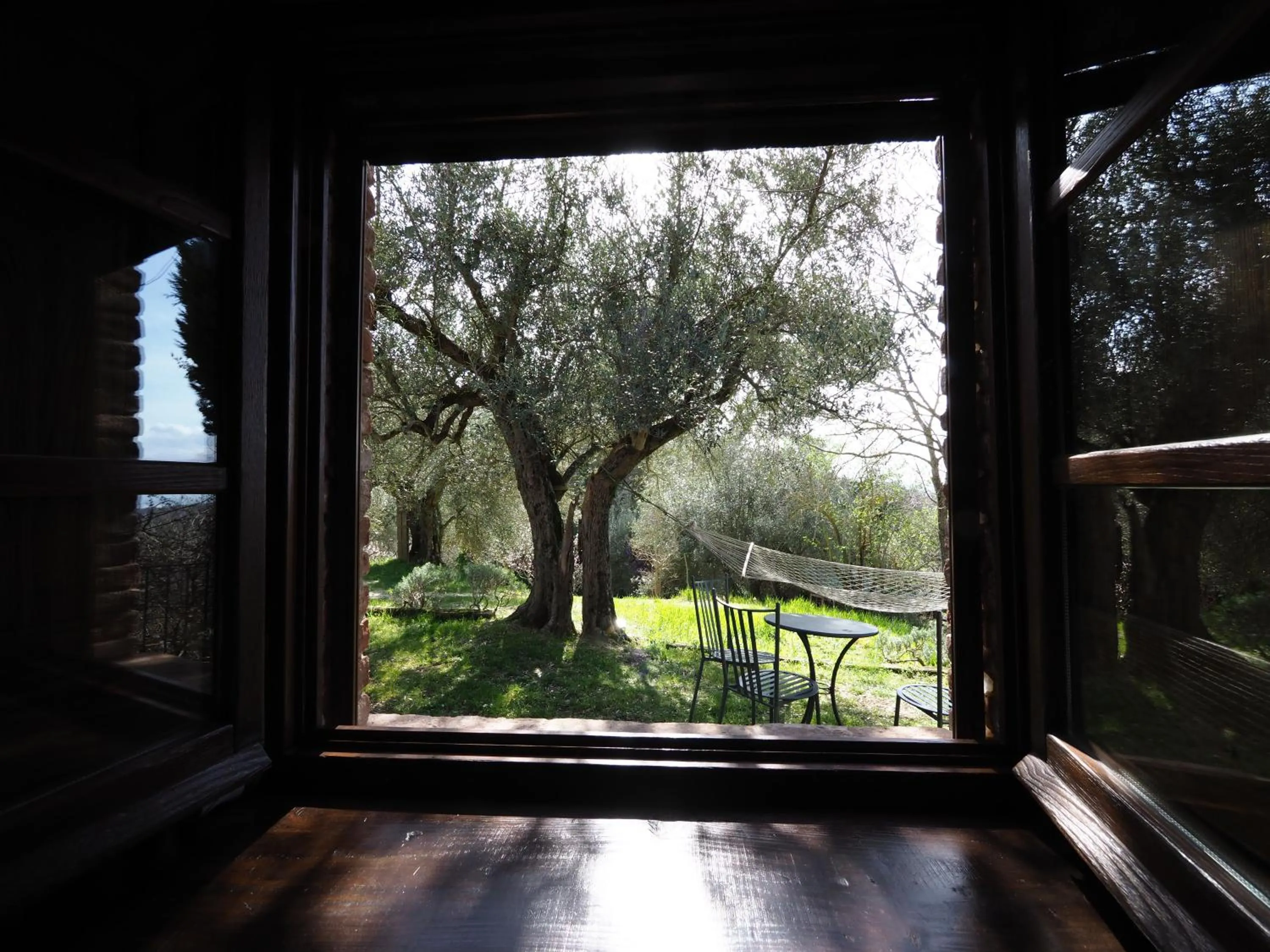 Garden view in EcoResort Il Cantico della Natura