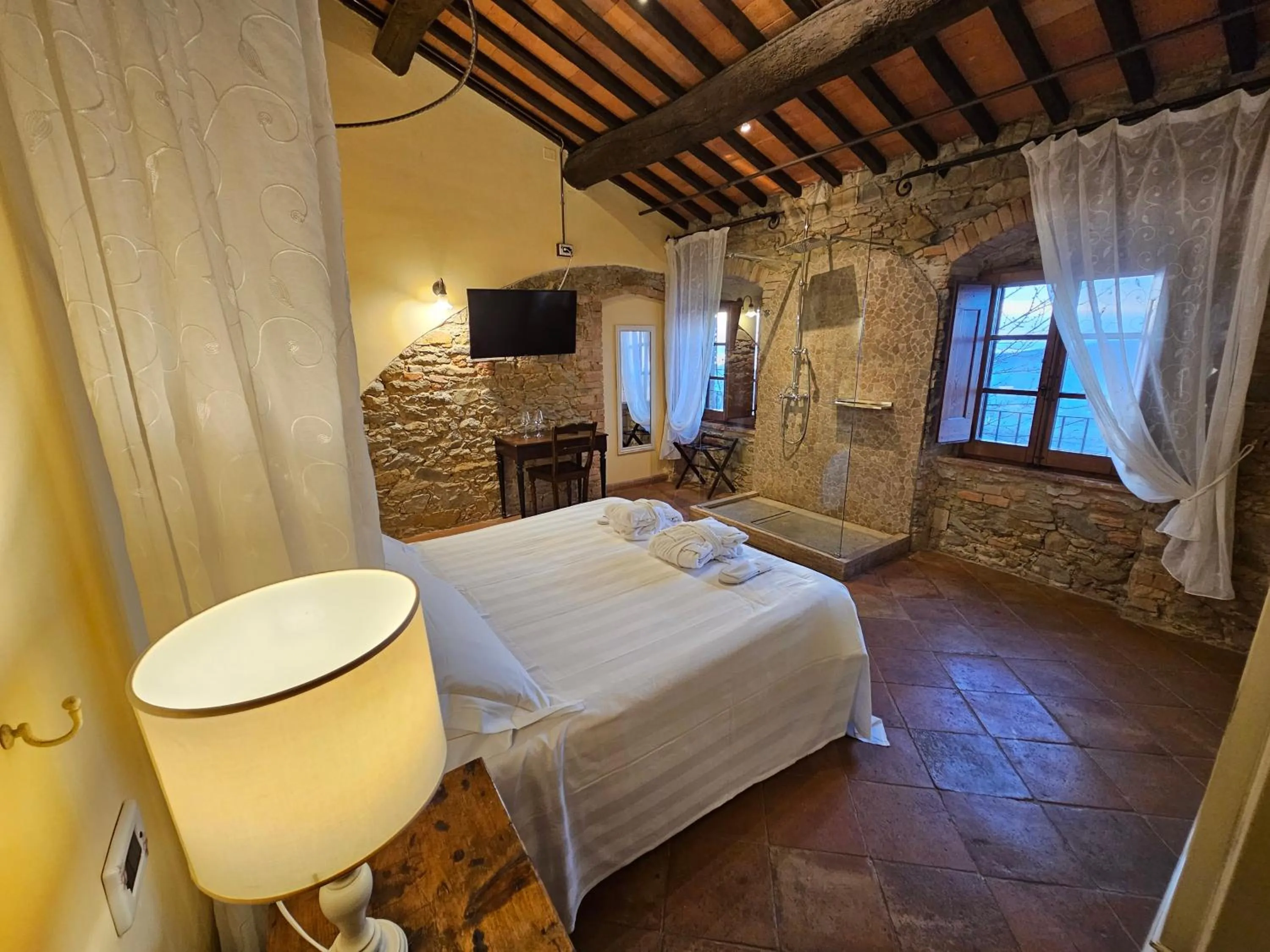 Bed in EcoResort Il Cantico della Natura