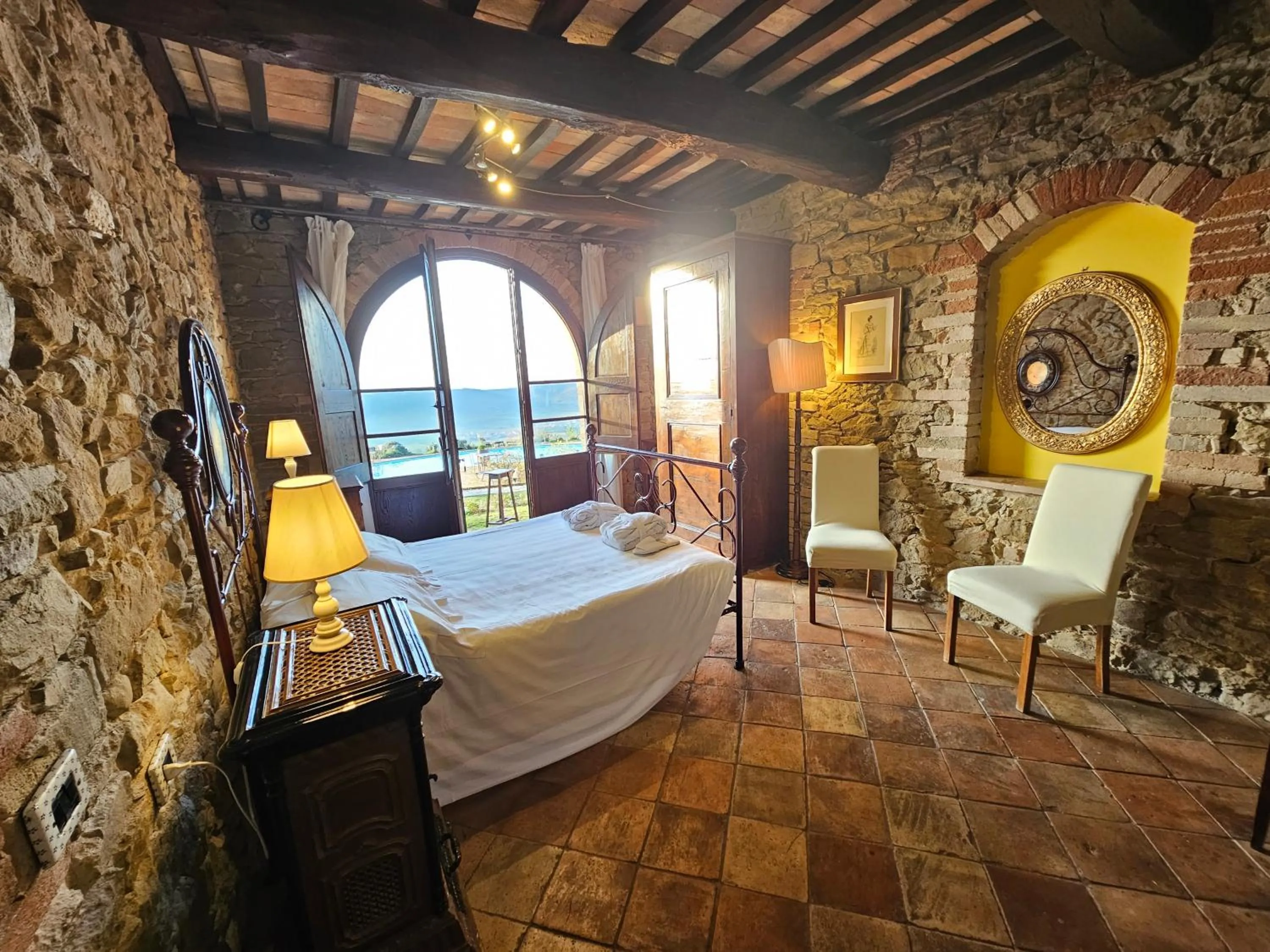 Bed in EcoResort Il Cantico della Natura