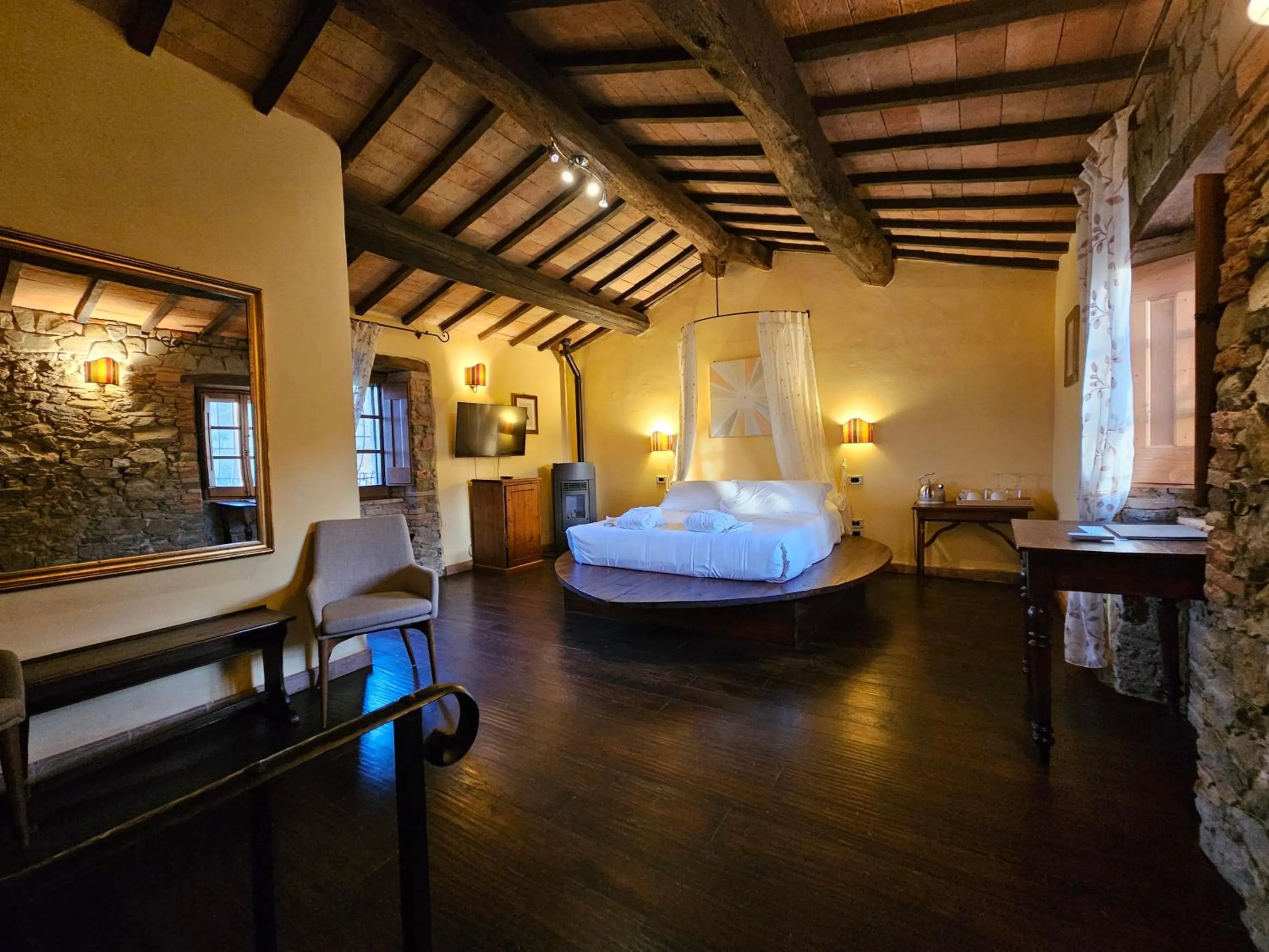 Bed in EcoResort Il Cantico della Natura