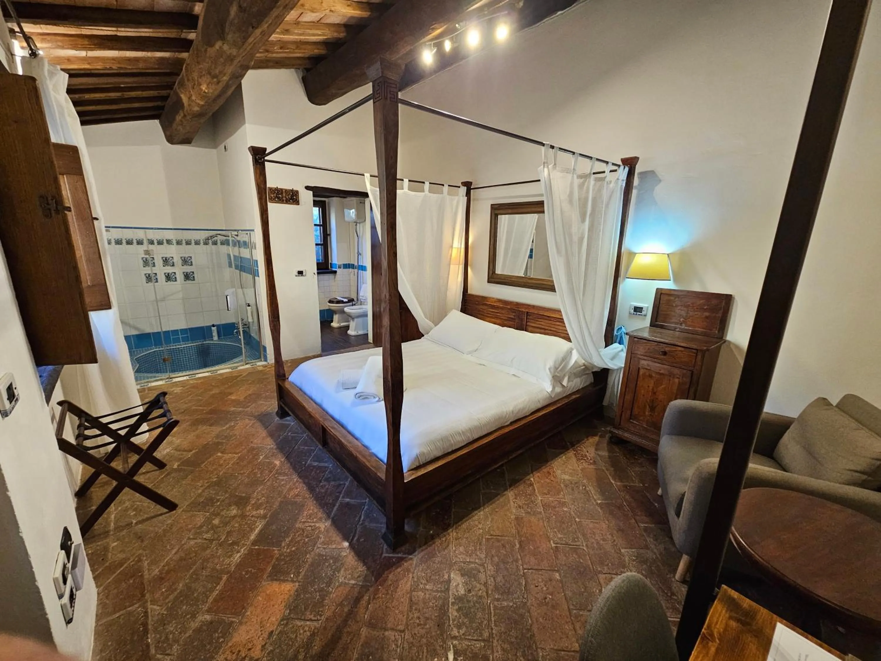 Bed in EcoResort Il Cantico della Natura