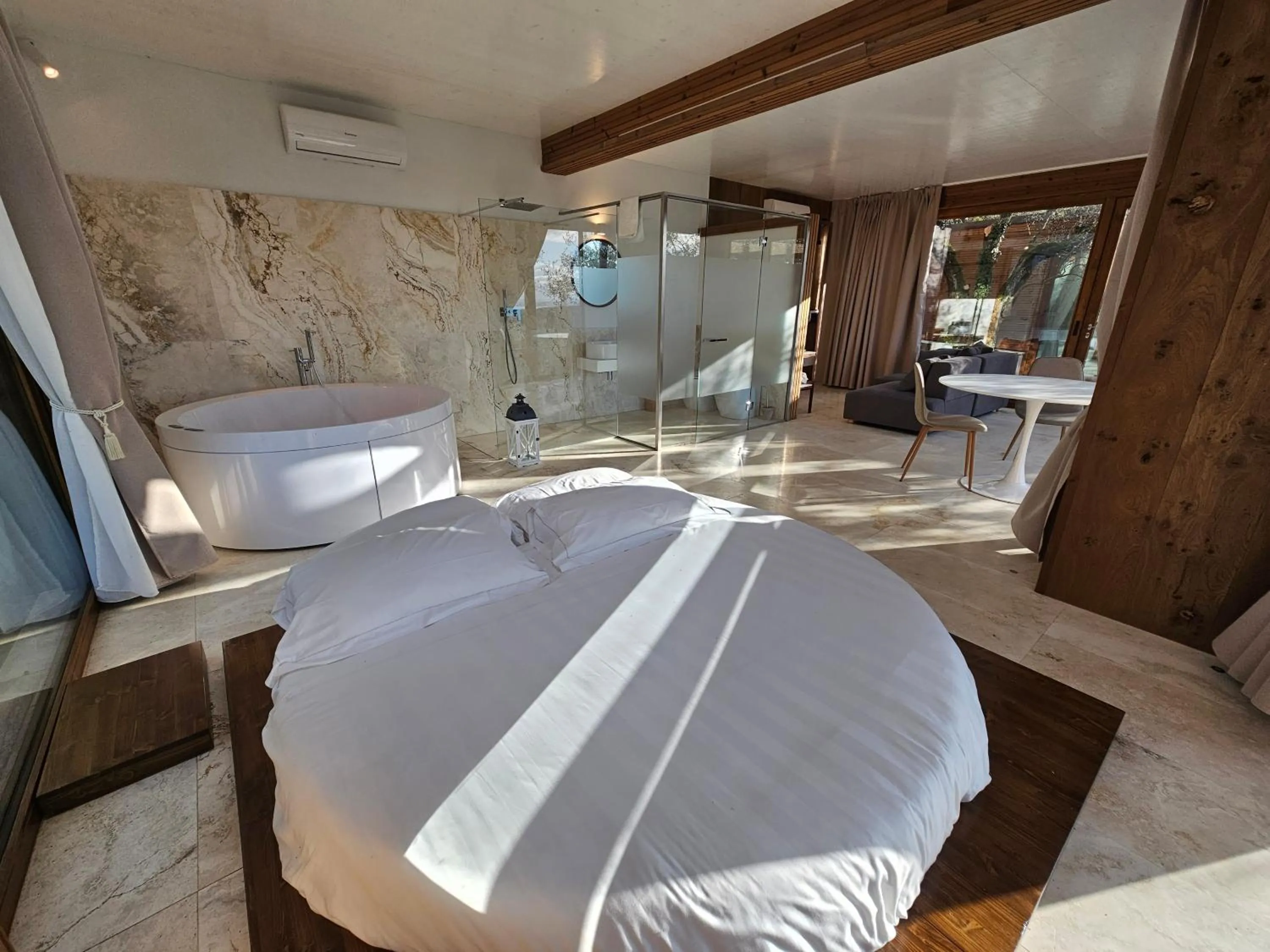 Bed in EcoResort Il Cantico della Natura