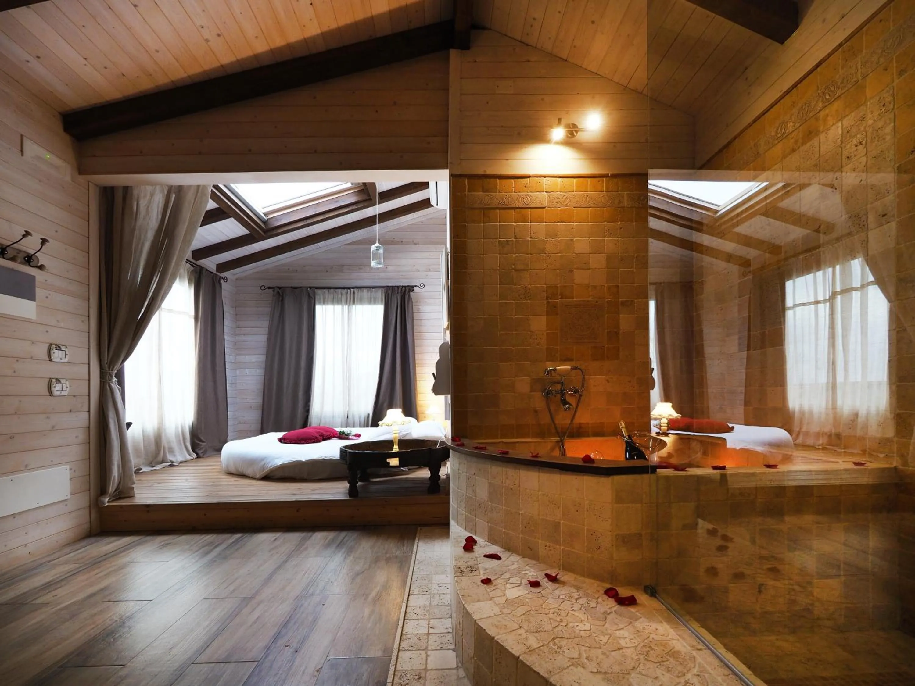 Bed in EcoResort Il Cantico della Natura