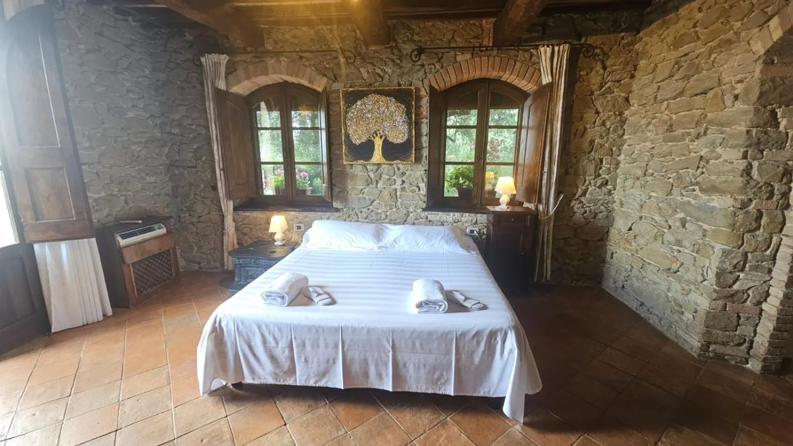 Bed in EcoResort Il Cantico della Natura