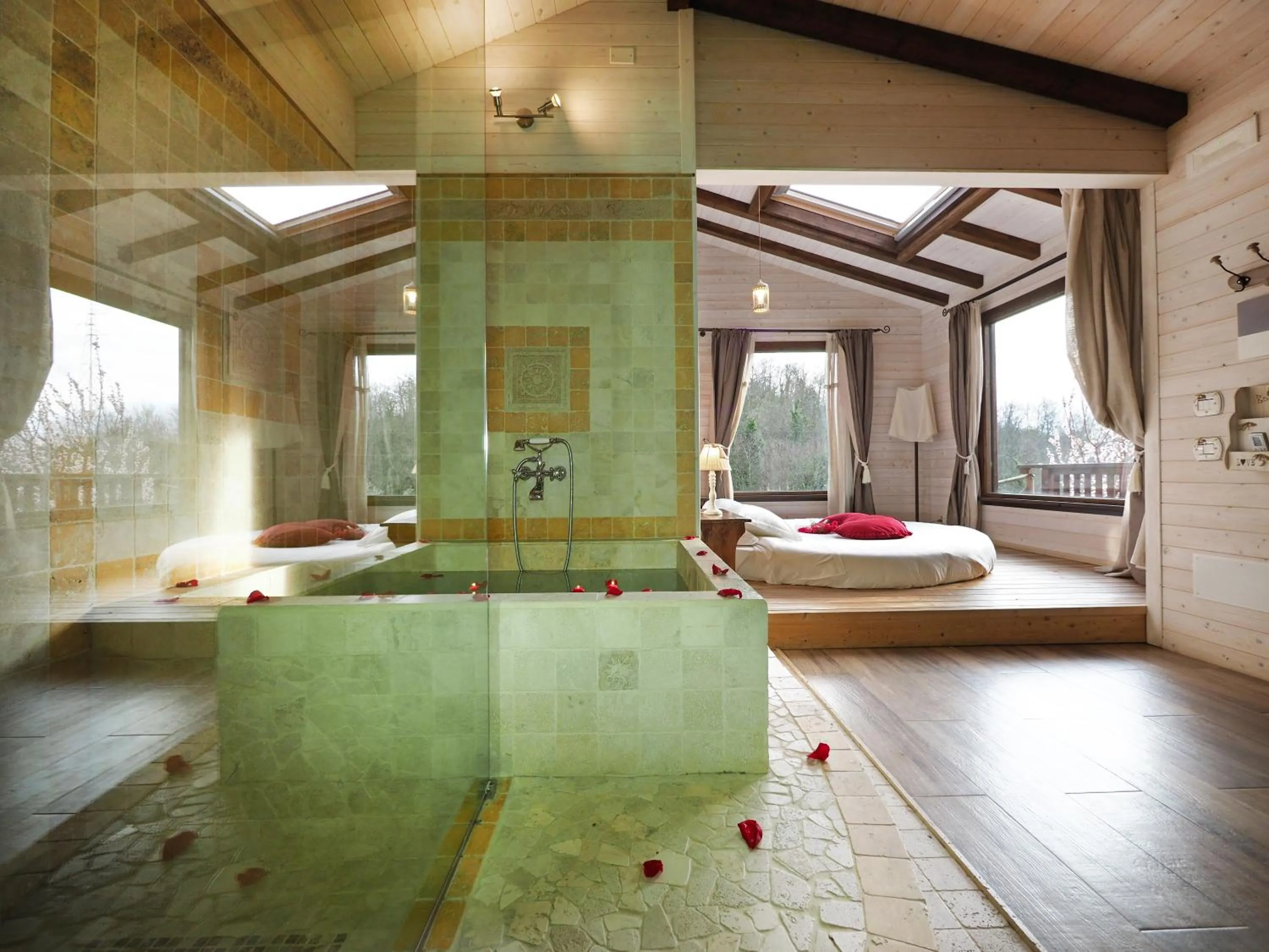 Photo of the whole room in EcoResort Il Cantico della Natura