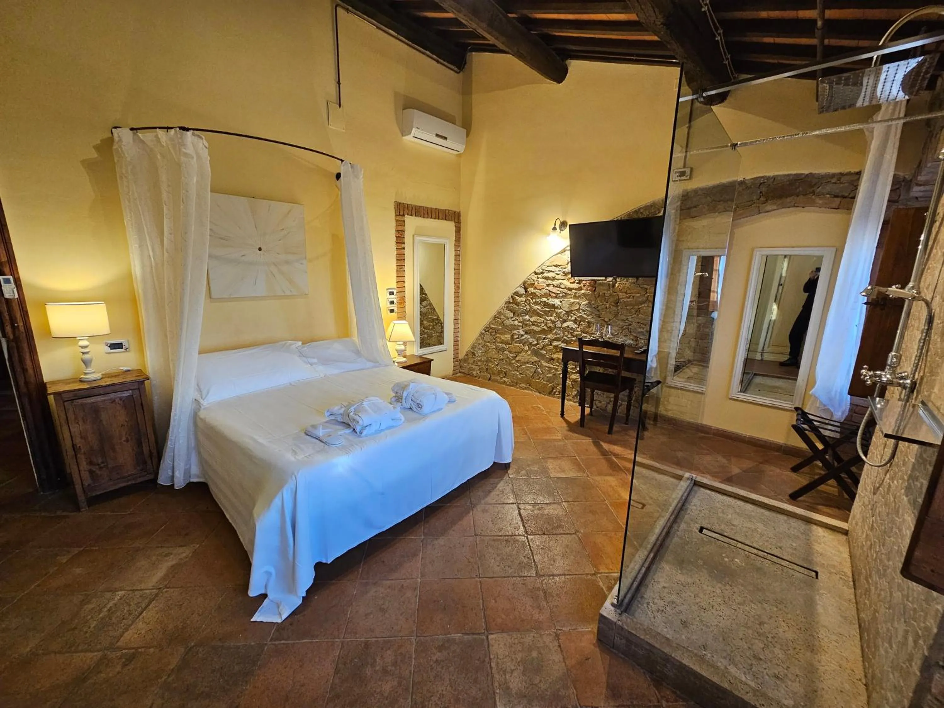 Bed in EcoResort Il Cantico della Natura