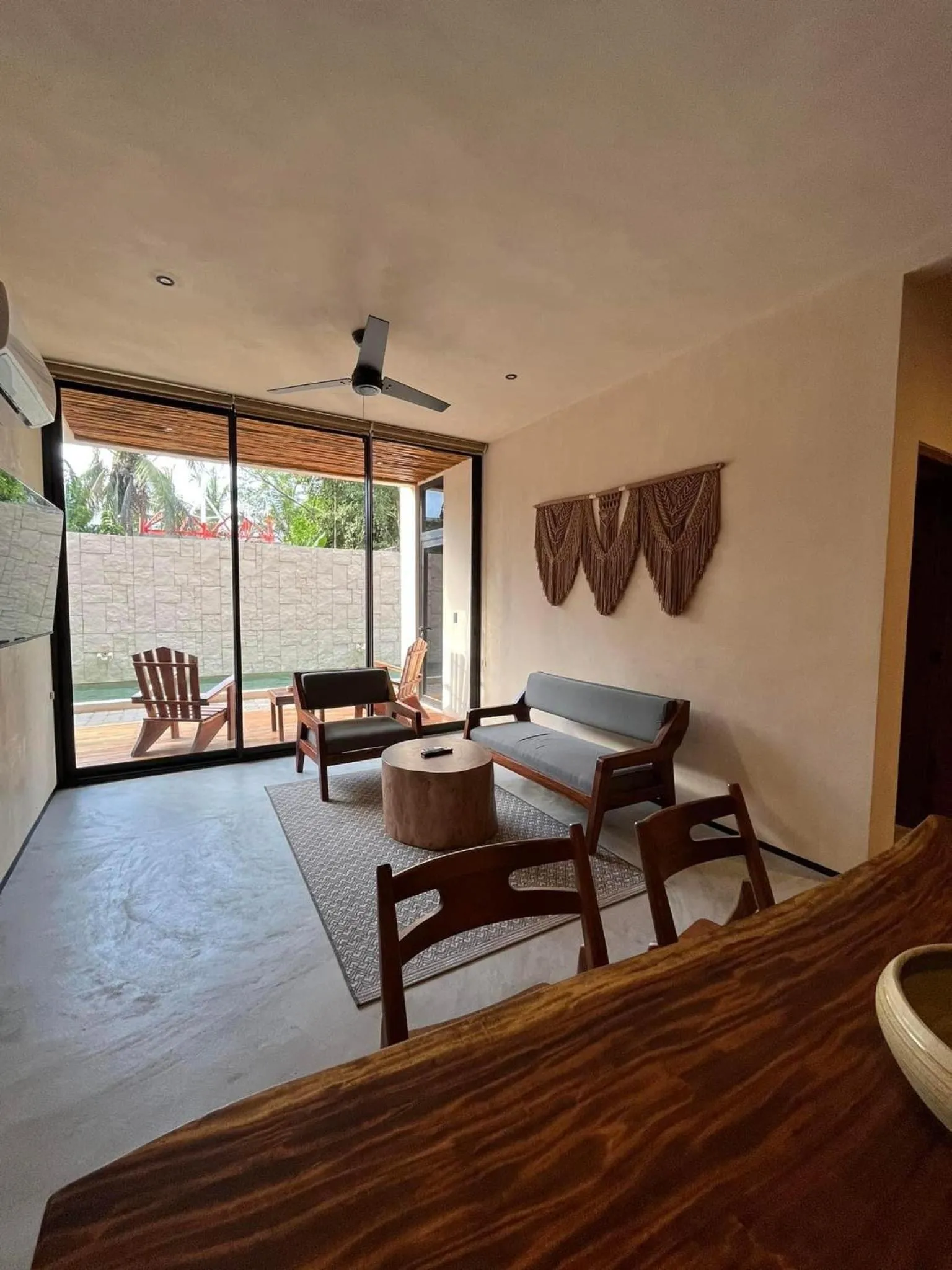 Living room in La Veleta luxury condos