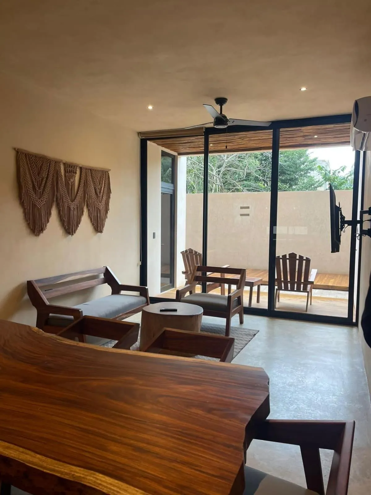 Living room in La Veleta luxury condos