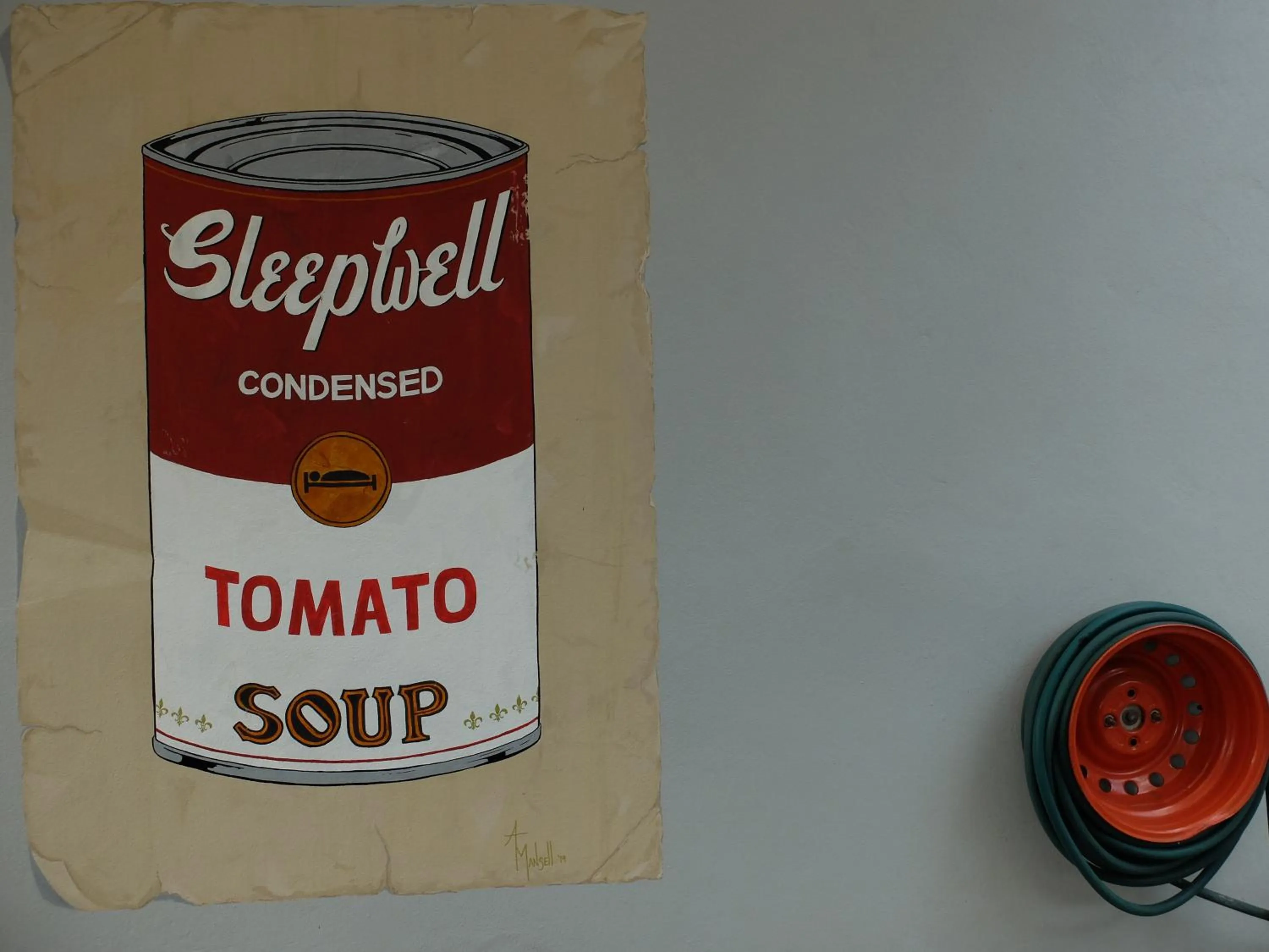 Decorative detail in Sleep Guesthouse