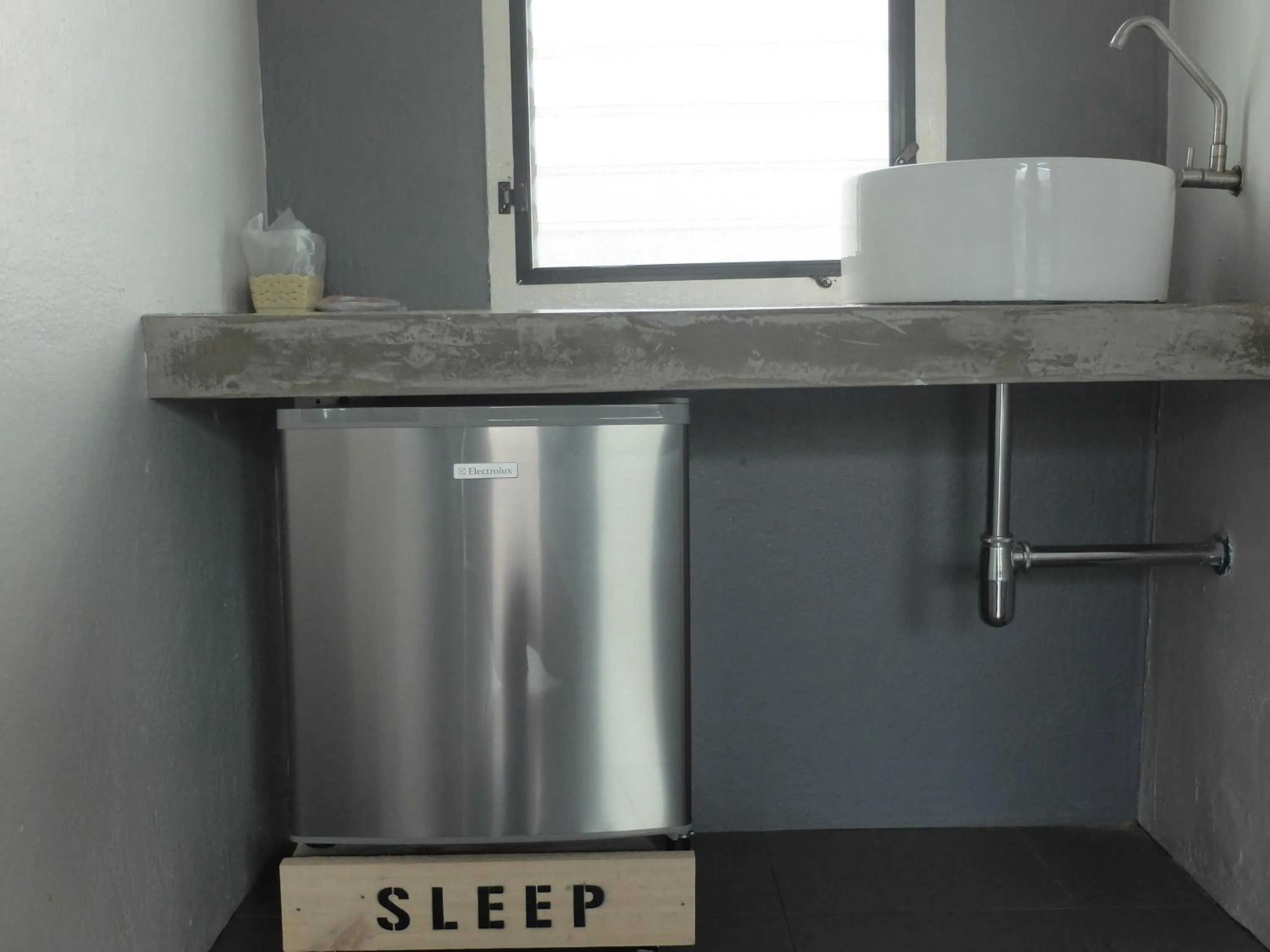 Decorative detail in Sleep Guesthouse