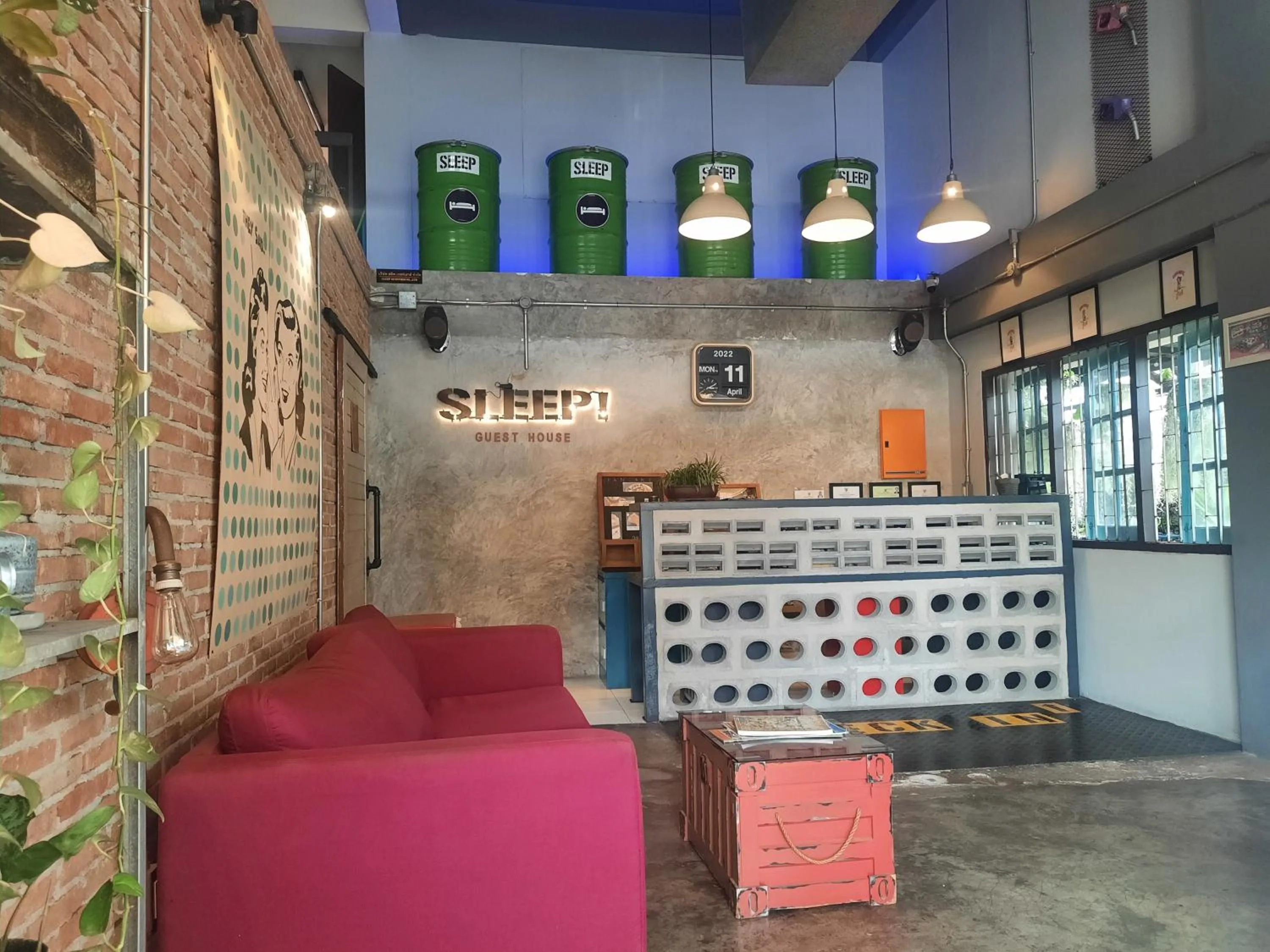 Lobby or reception in Sleep Guesthouse