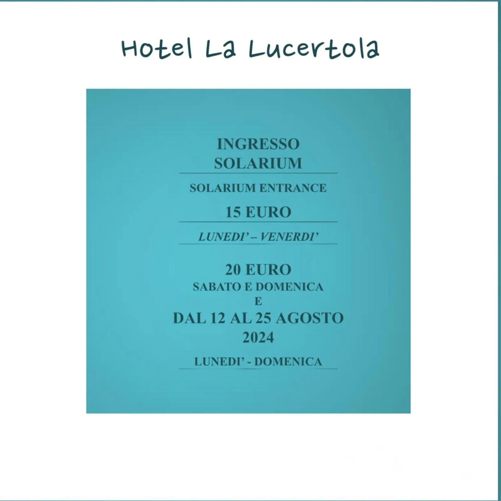 Hotel La Lucertola