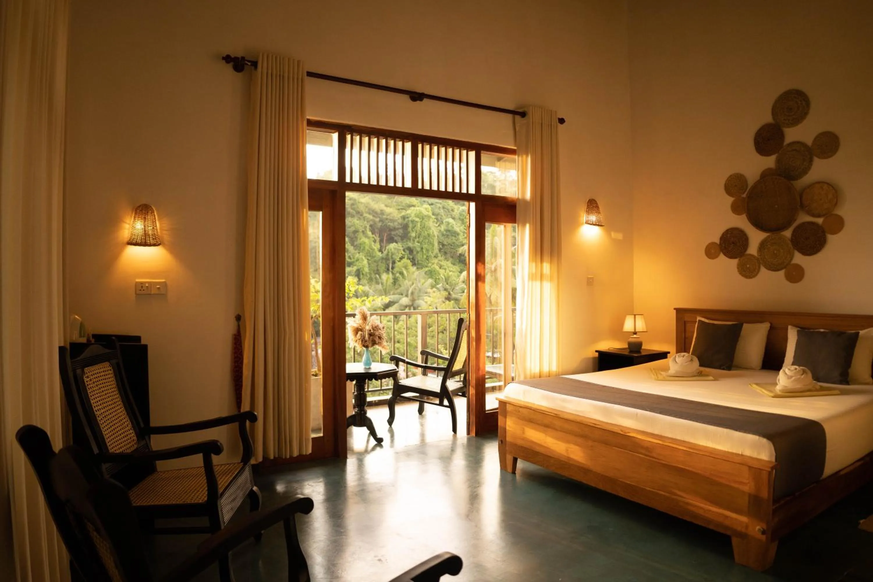 Bedroom, Bed in Hotel Bay Watch Unawatuna