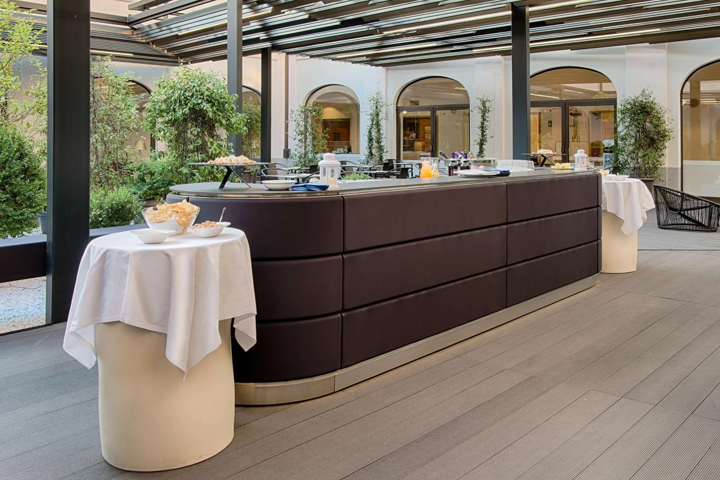 Patio in NH Collection Torino Santo Stefano