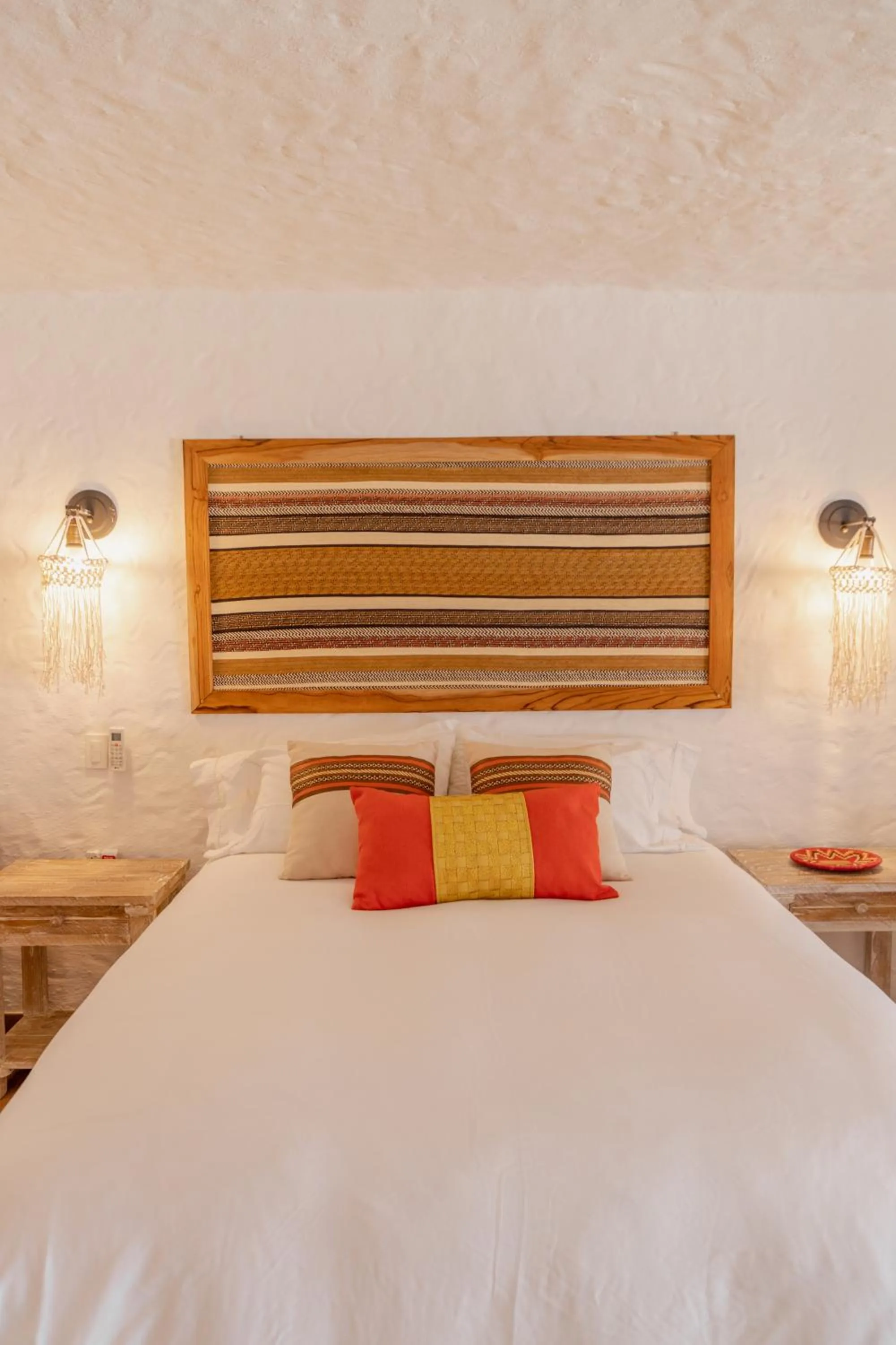 Bed in Bora Bora Beach Club Cartagena