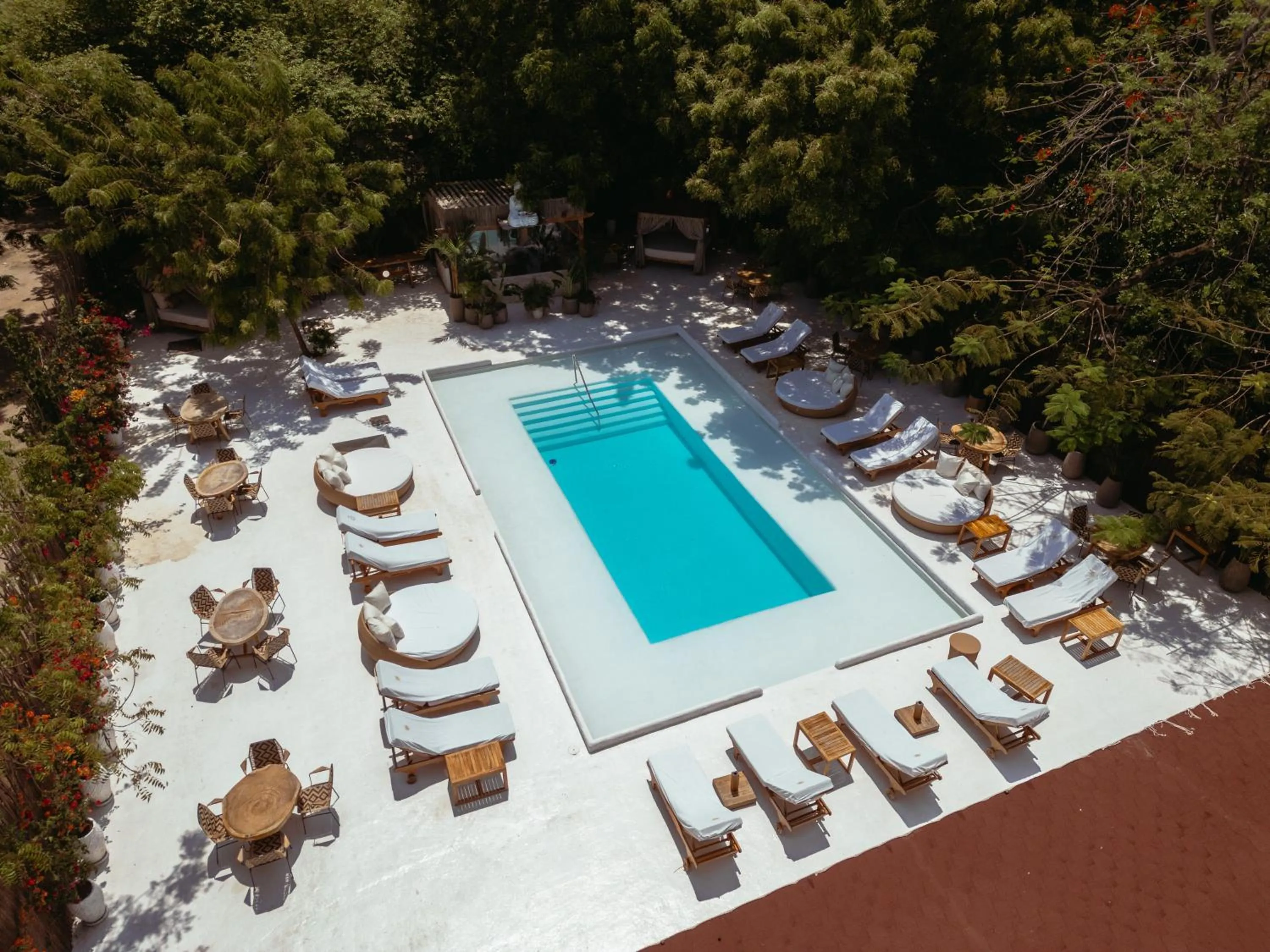 Pool view in Bora Bora Beach Club Cartagena