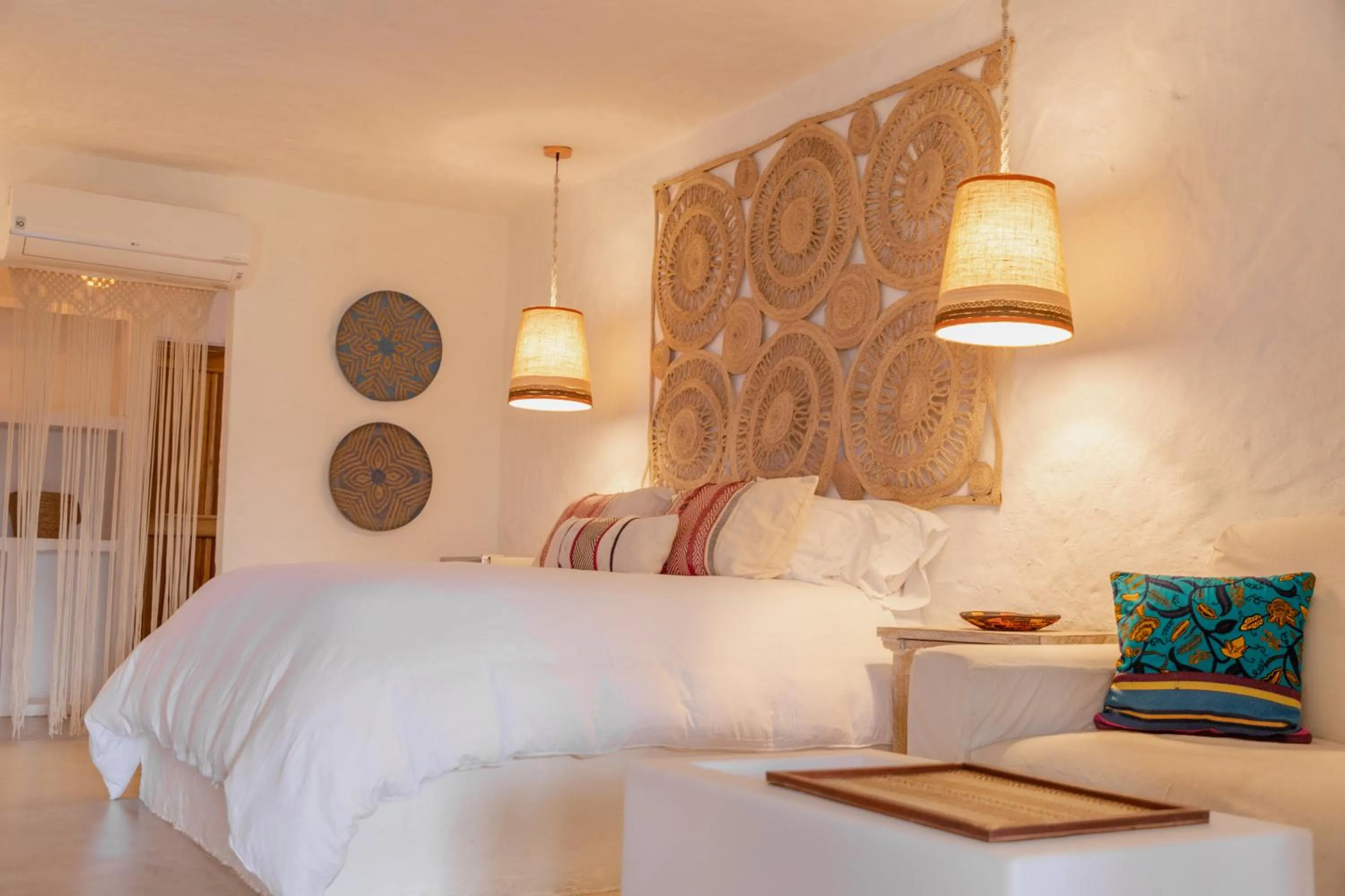 Bed in Bora Bora Beach Club Cartagena