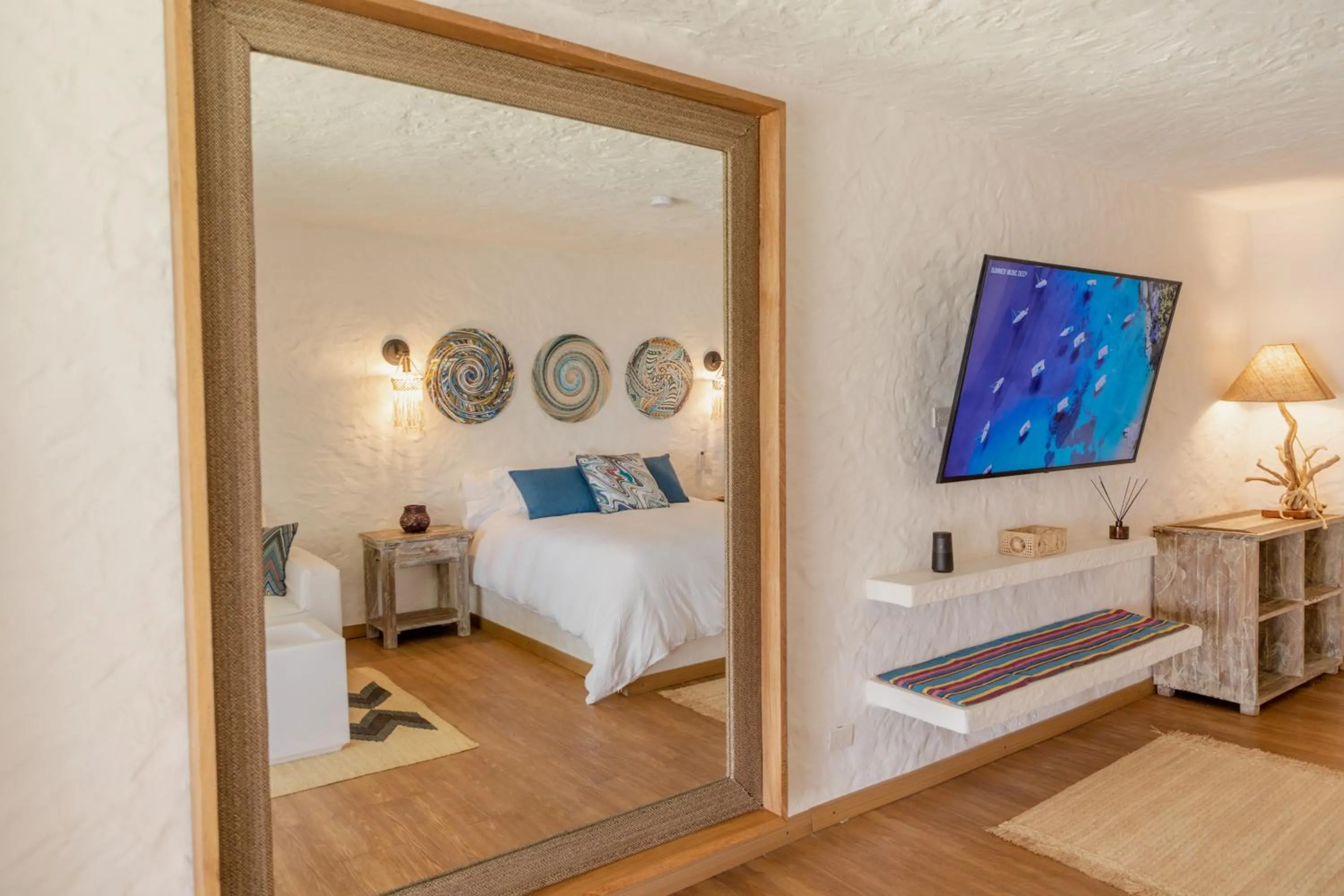 Bed in Bora Bora Beach Club Cartagena